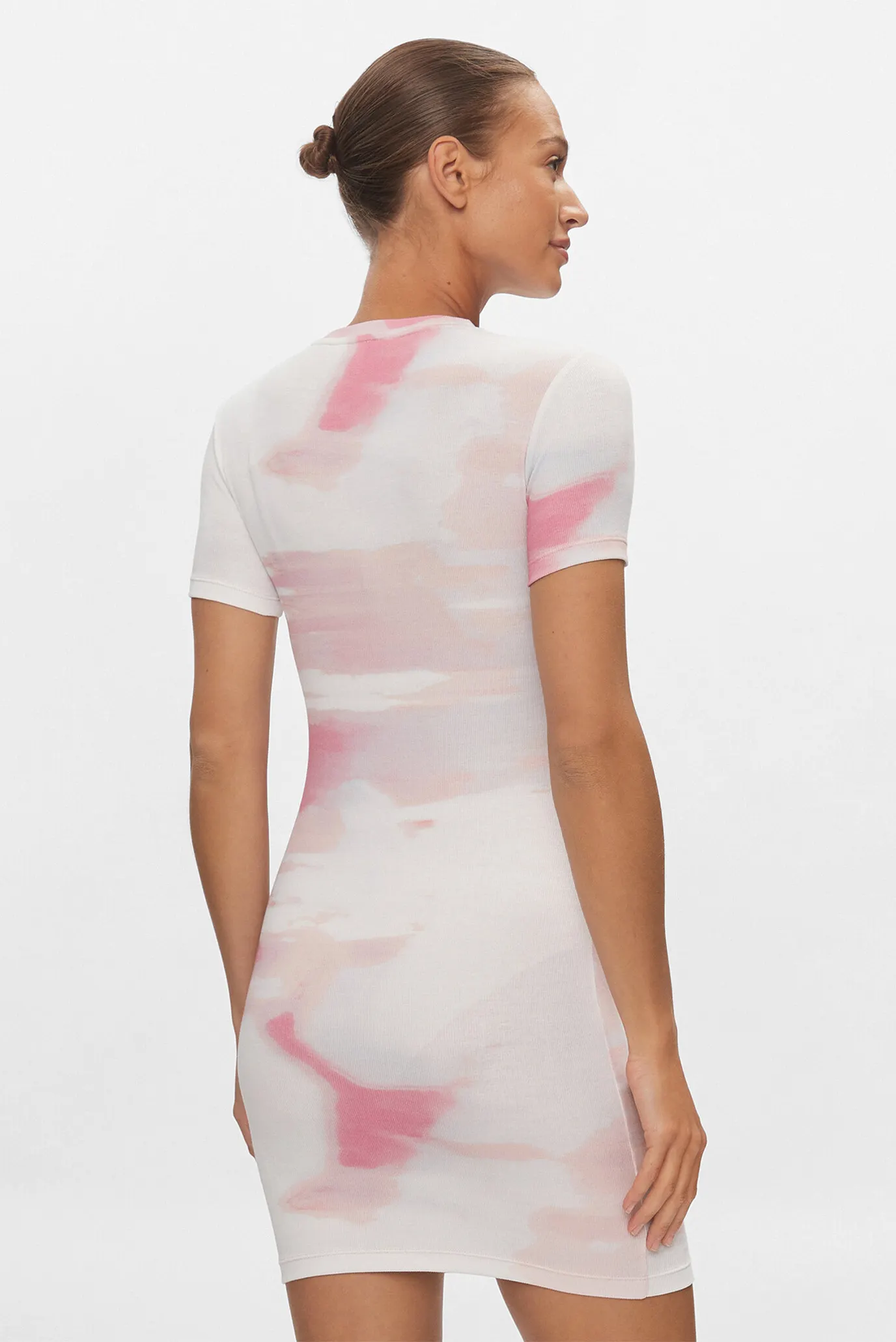 Платье AOP RIB SHORT SLEEVE DRESS 3