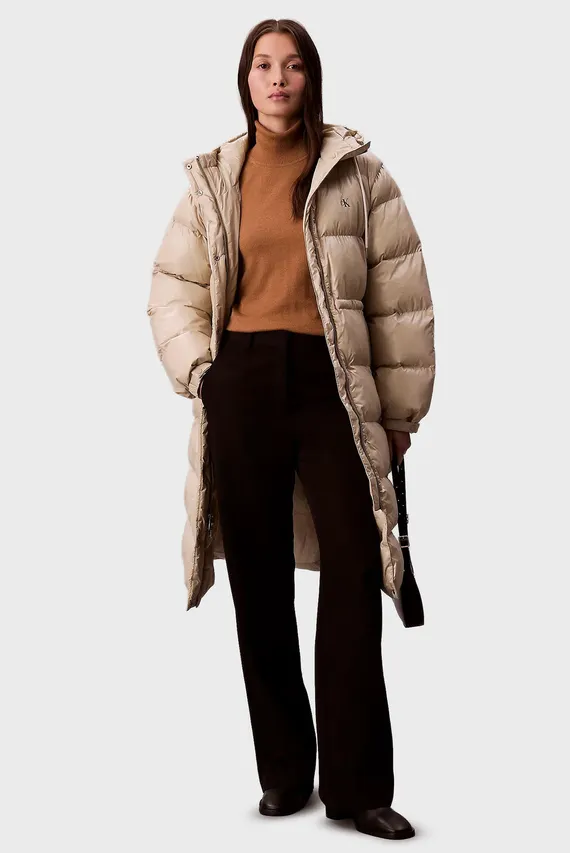 Qishki kurtka/SHINE LONG PUFFER COAT Calvin Klein Jeans
