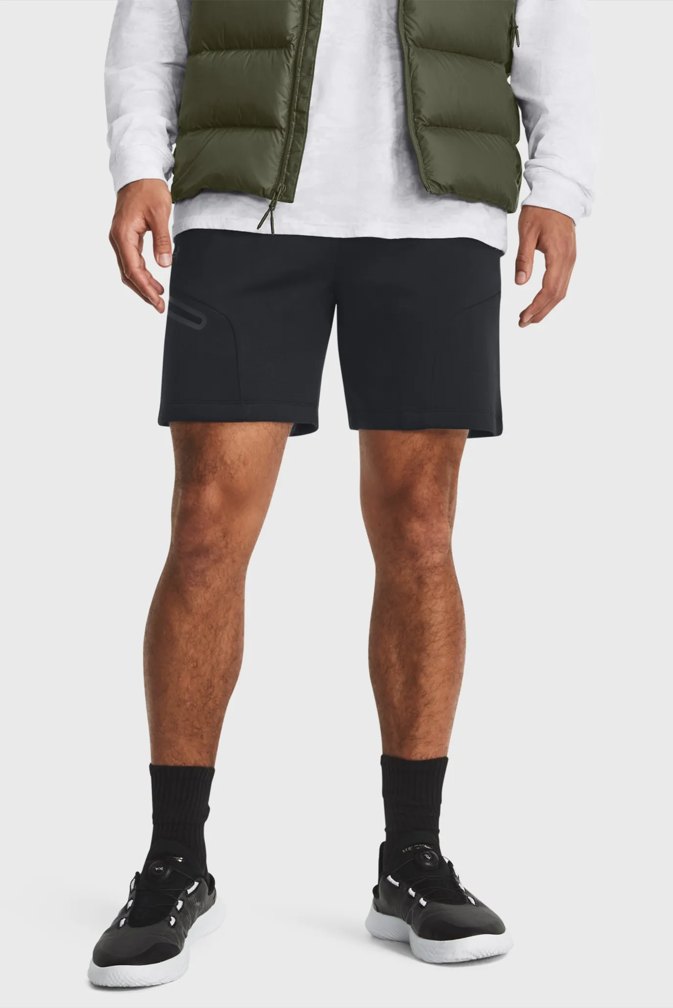 Shortik UA Unstoppable Flc Shorts 1
