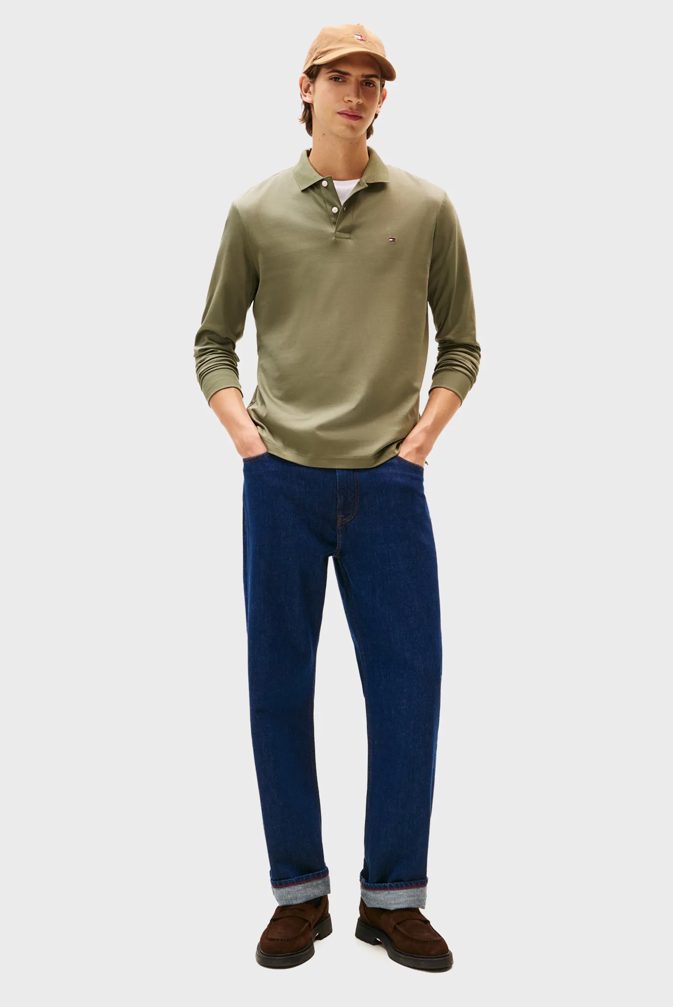 Поло с длинным рукавом L S LIQUID COTTON REG POLO 3