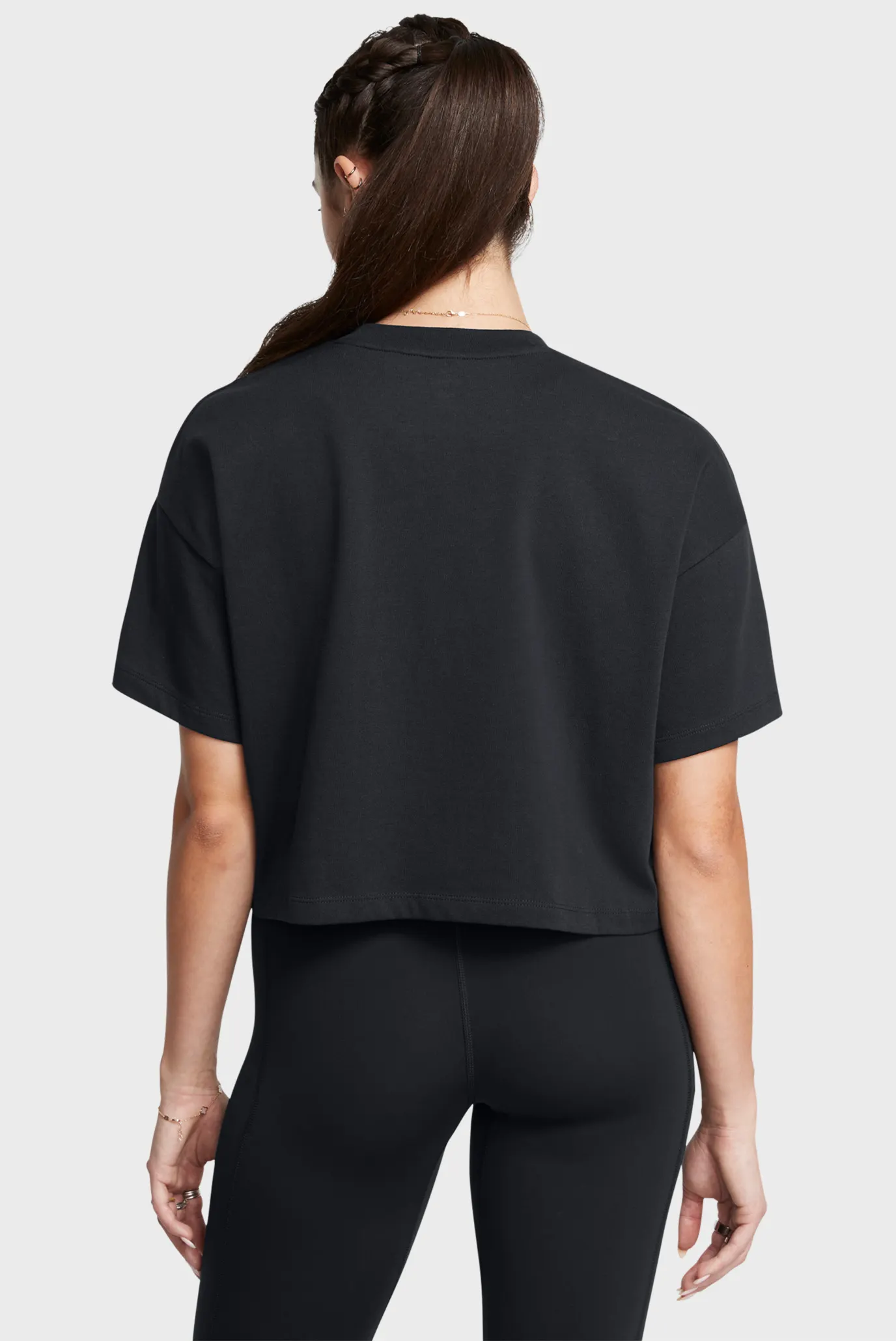 Futbolka UA W VARSITY MIX HW SS CROP 2