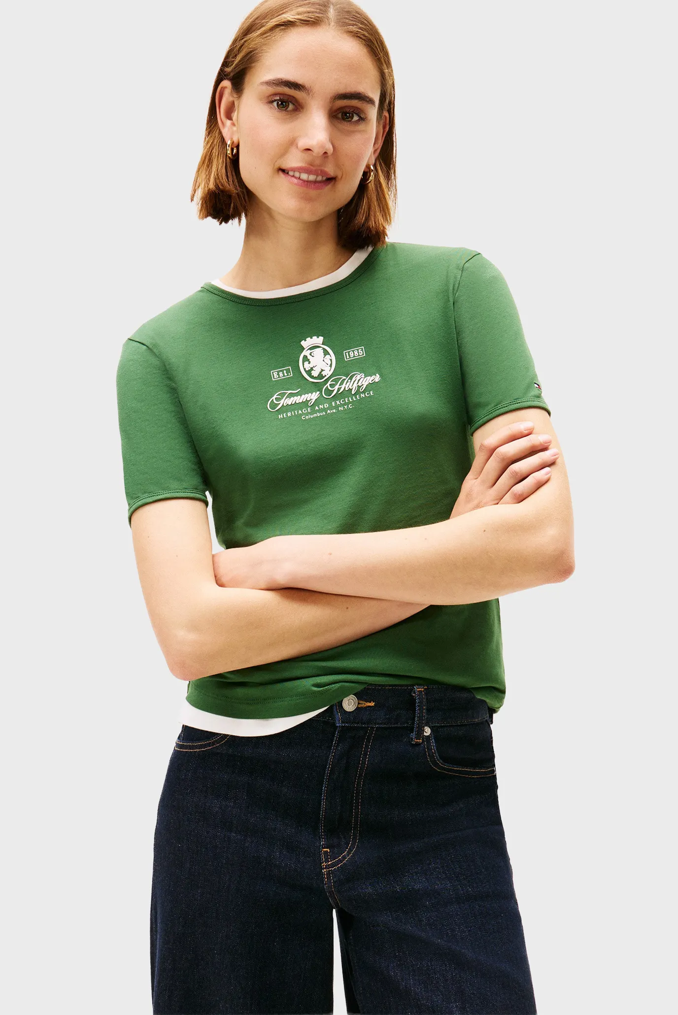 Футболка VARSITY CREST SLIM SS TEE 1