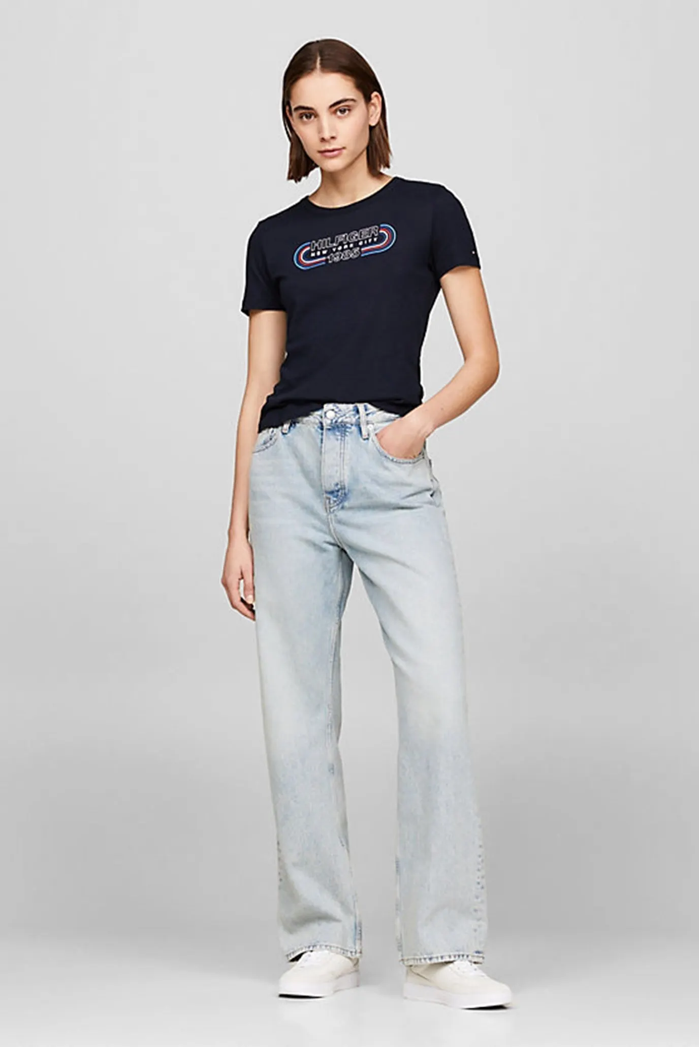 Futbolka SLIM TRACK HILFIGER C-NK SS 2