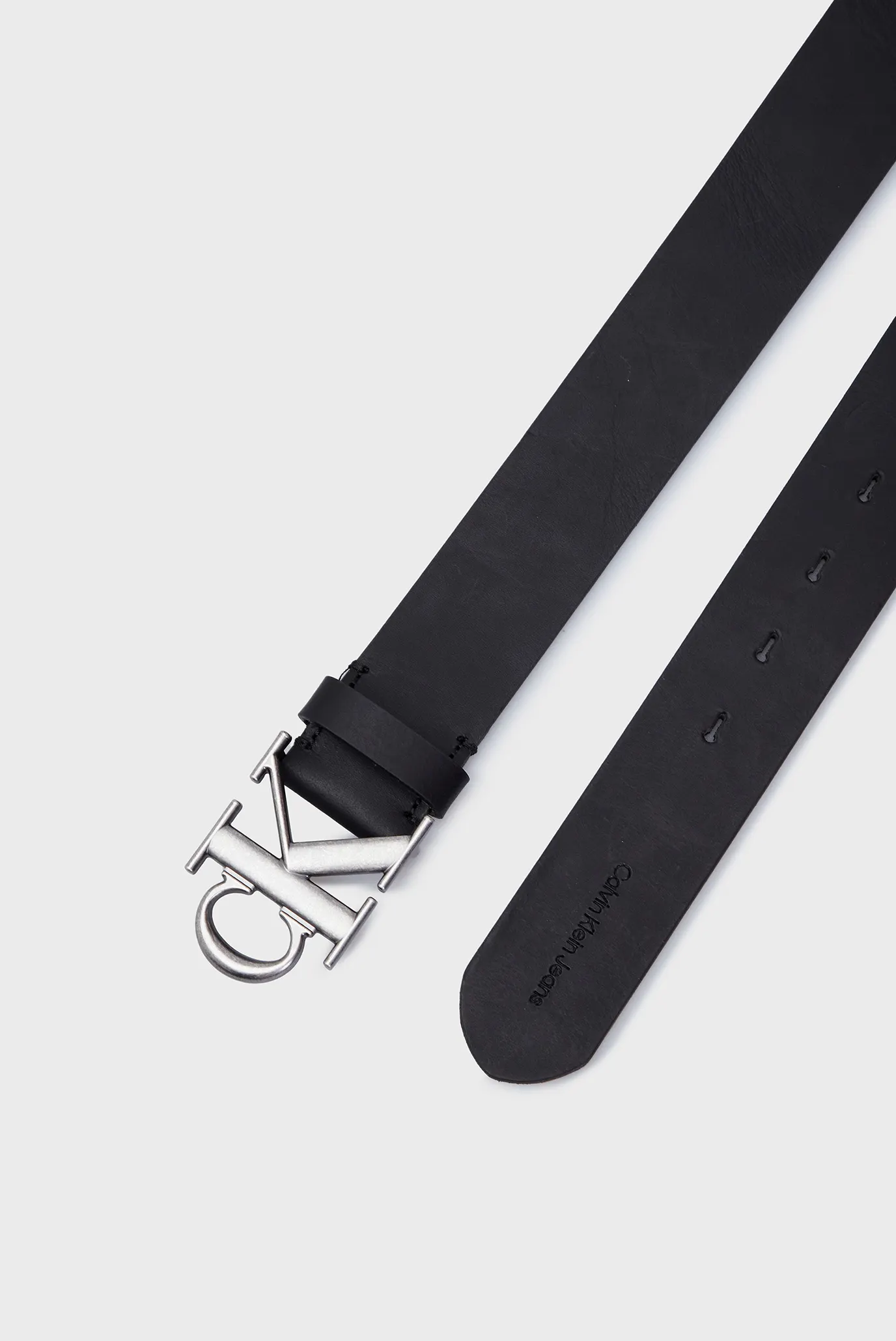 Kamar ROUND MONO PLAQUE LTHR BELT 40MM 3