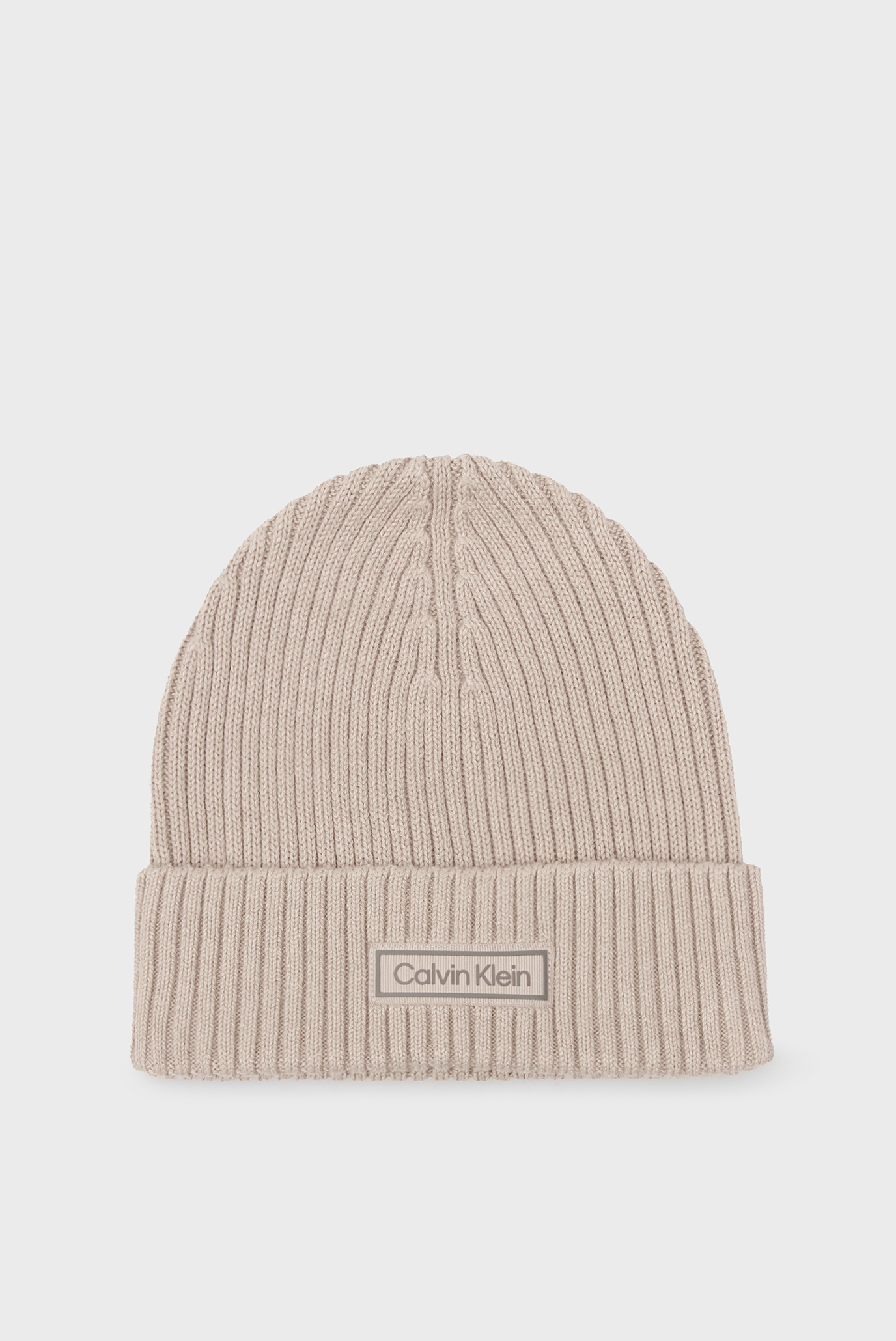 Shapka PATCH CHUNKY RIB COTTON BEANIE 1