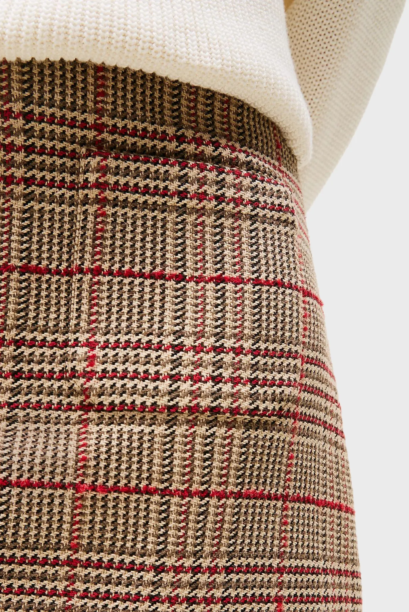 Yubka SEASONAL TEXTURE MINI SKIRT 4