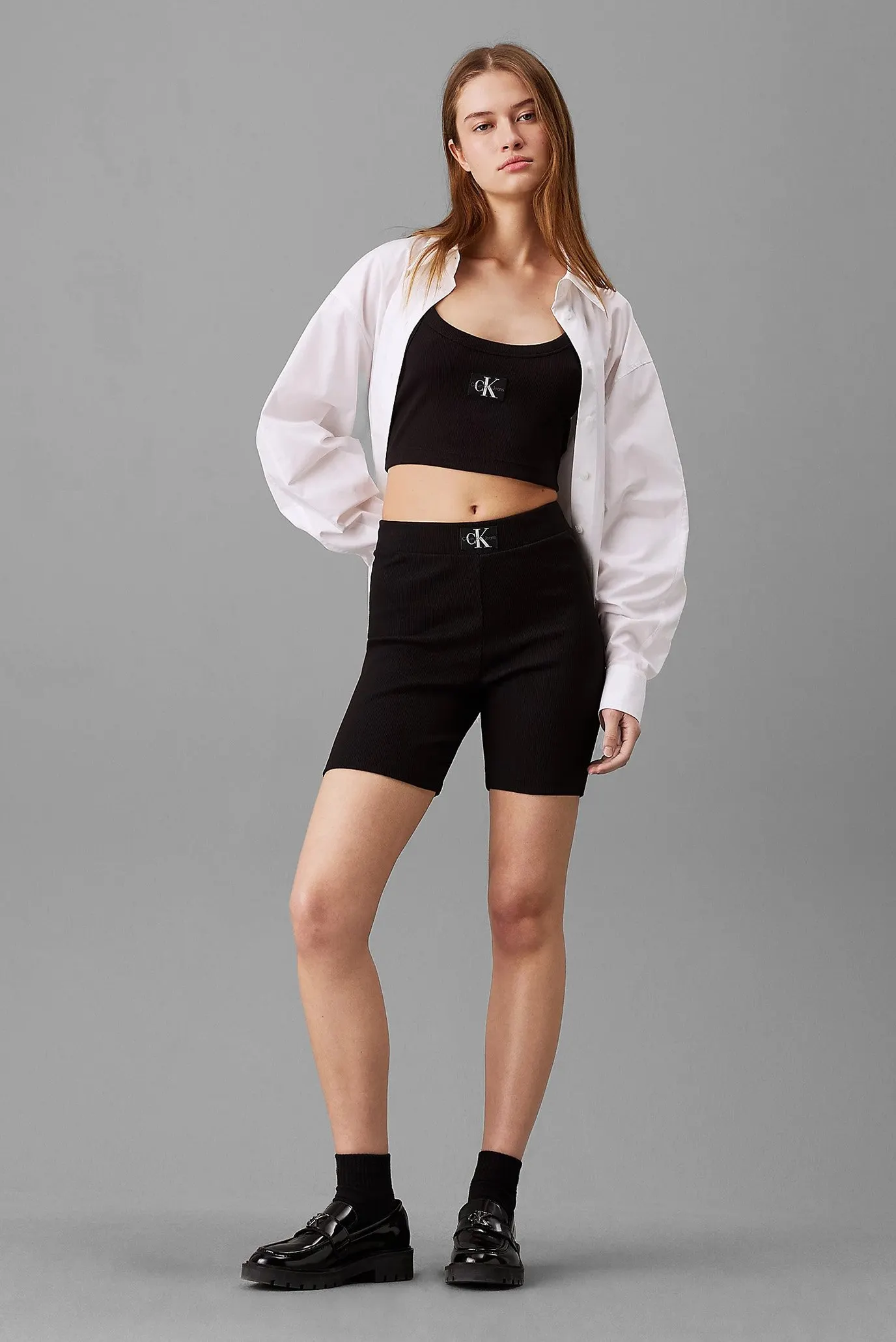 Шорты WOVEN LABEL RIB SHORTS 2