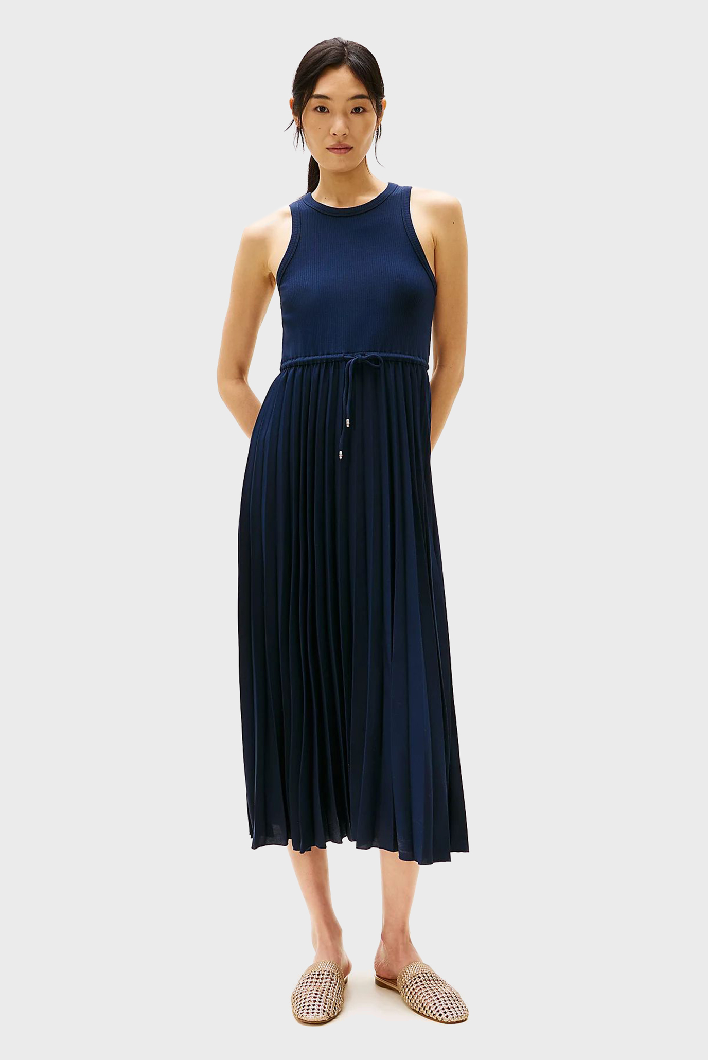 Платье RIB TANK PLEATED DRESS MIDI NS 1