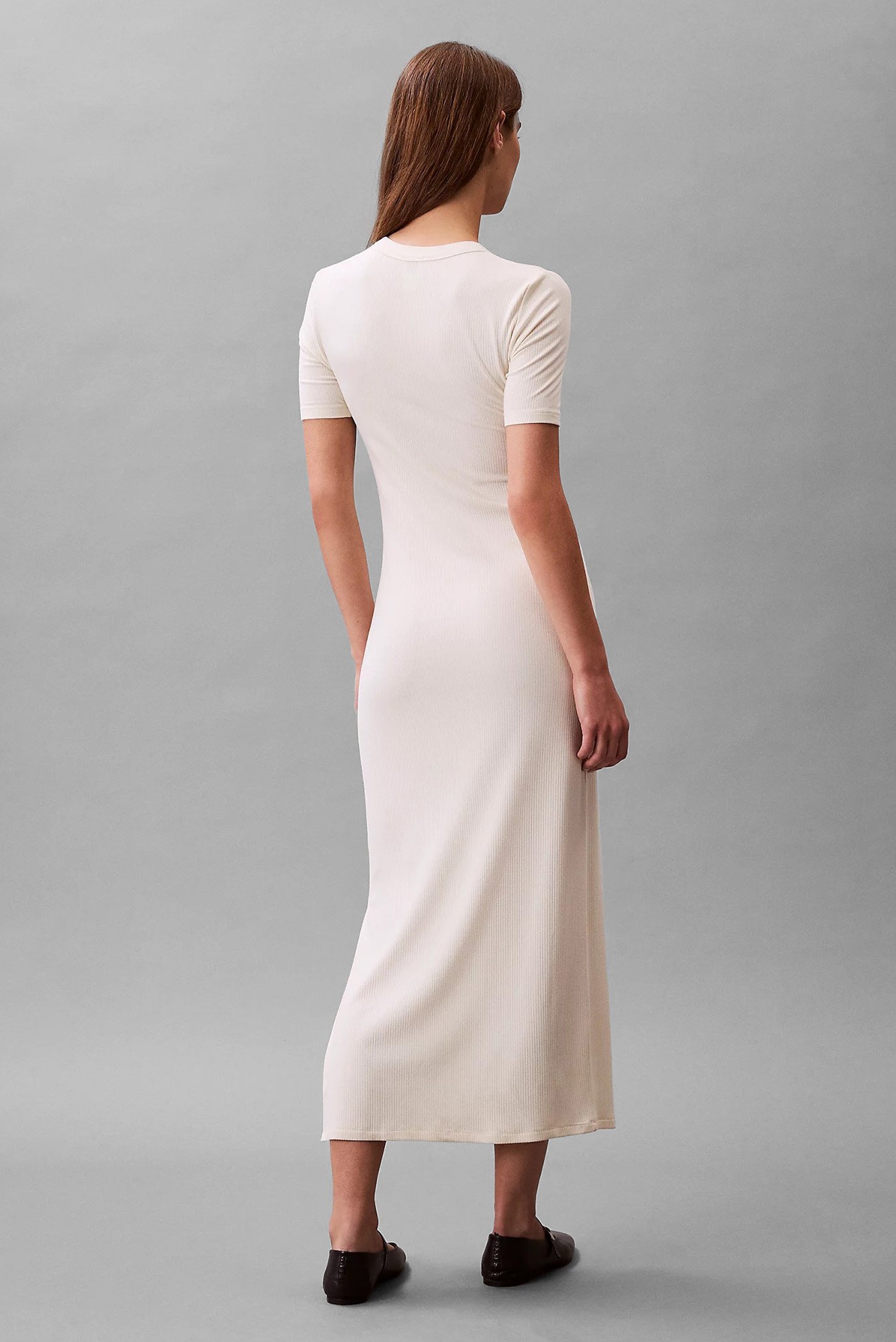 Koʻylak A - MODAL RIB SS DRESSCalvin Klein Jeans Koʻylak A - MODAL RIB SS DRESS 3