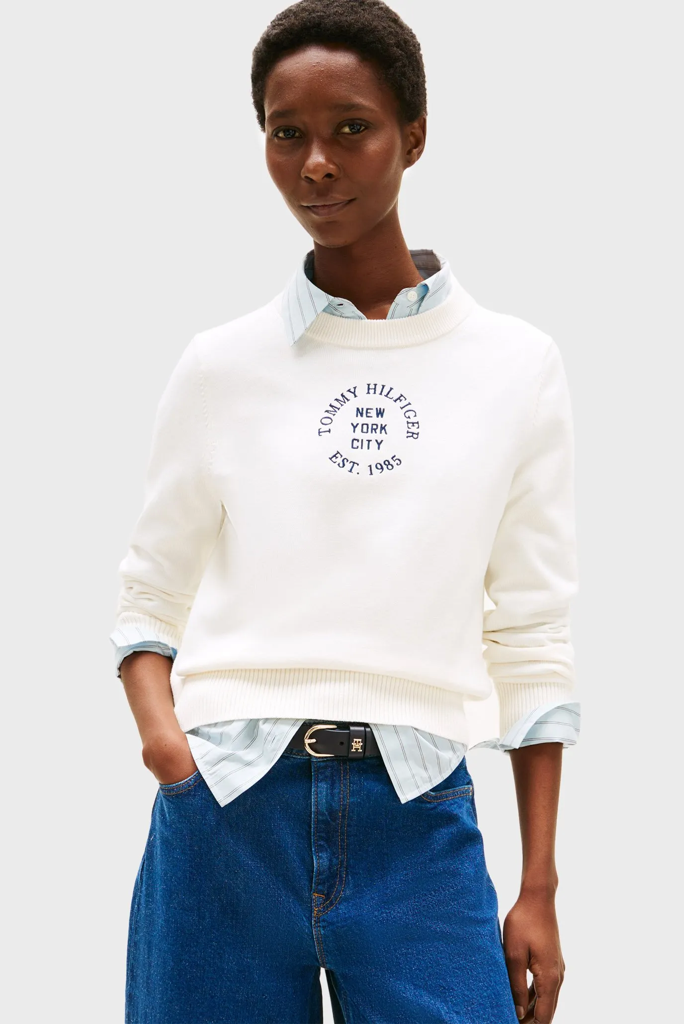 Свитер/GRAPHIC LOGO LS C-NK SWT 1