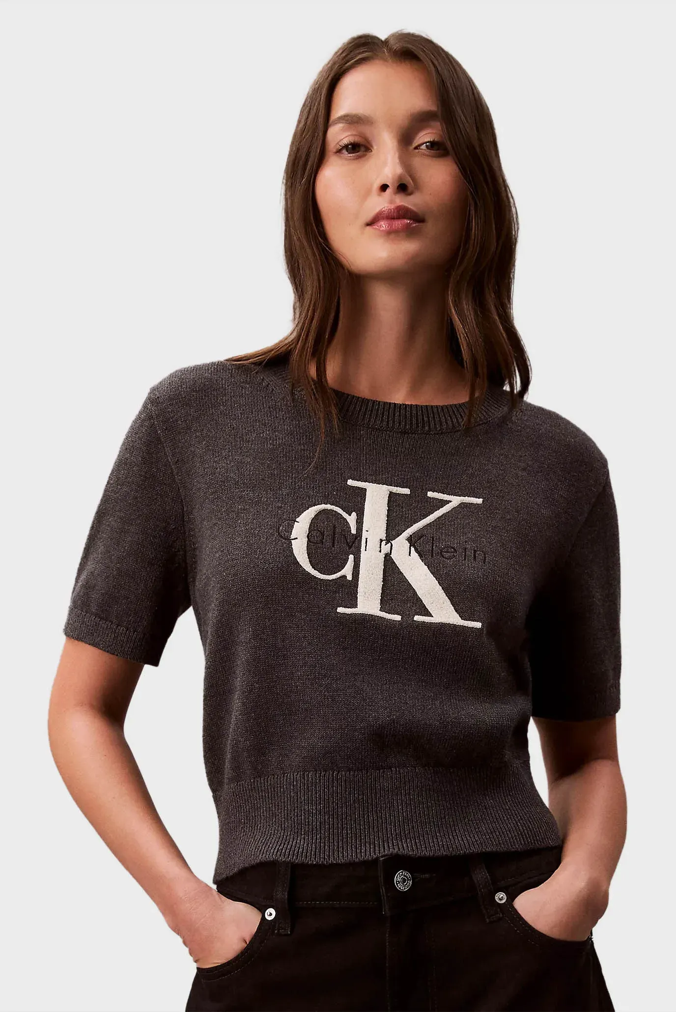 Top/CHUNKY COTTON GRAPHIC VEST 1