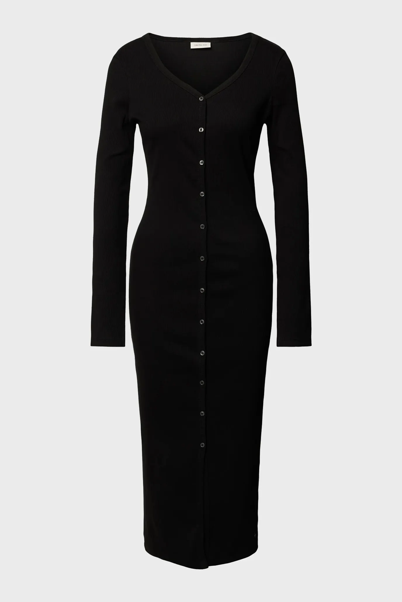 Koʻylak WOVEN LABEL LS RIB DRESS 5