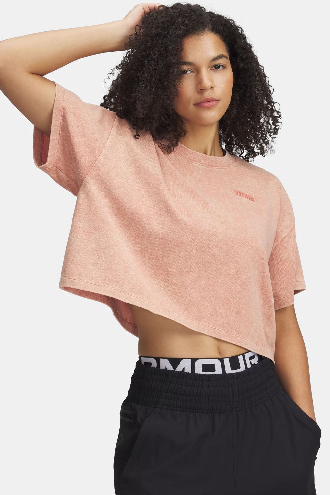 Футболка/UA HWT WASH SS 1