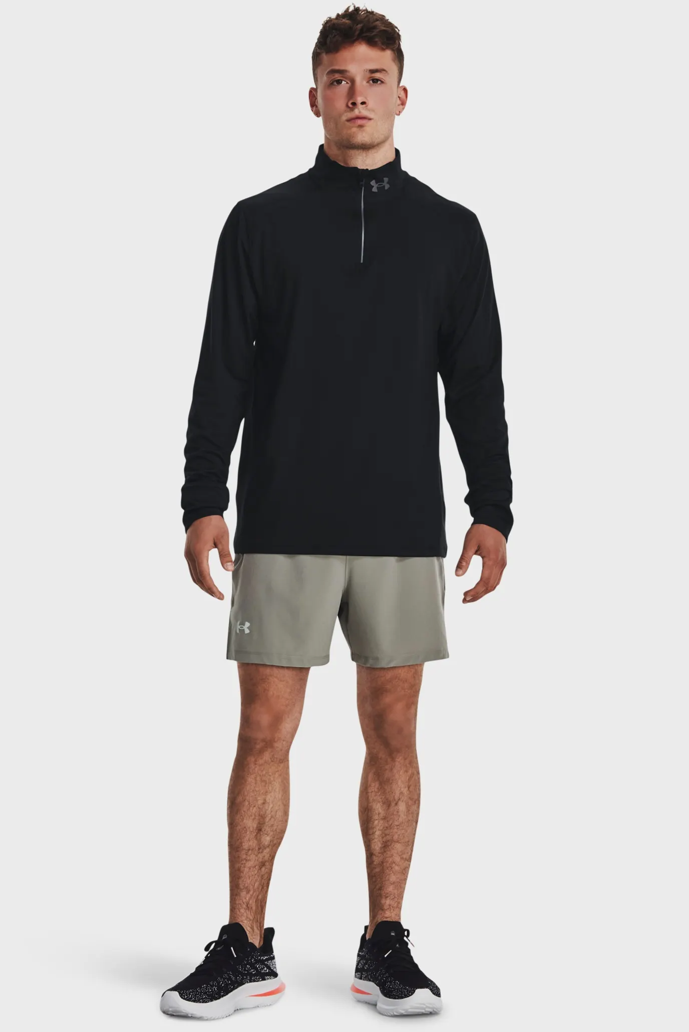 Uzun yengli futbolka UA LAUNCH PRO 1 4 ZIP-BLK 2