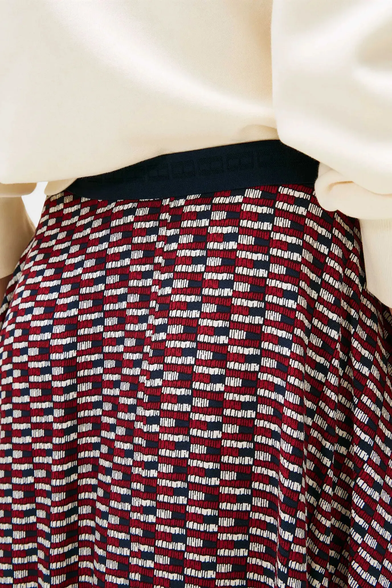 Юбка VIS TWILL A-LINE MIDI SKIRT 4