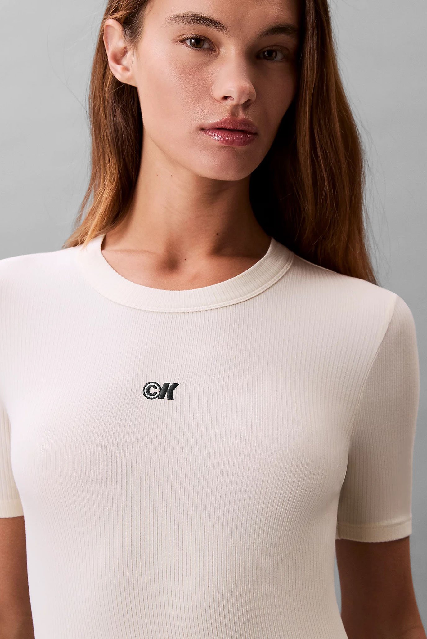 Koʻylak A - MODAL RIB SS DRESSCalvin Klein Jeans Koʻylak A - MODAL RIB SS DRESS 5