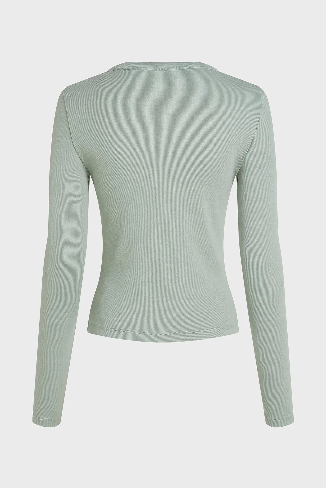 Лонгслив WASHED LABEL RIB LONG SLEEVE 6