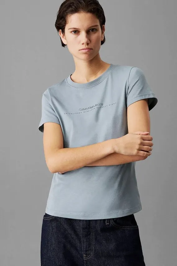 Футболка INSTITUTIONAL GRAPHIC SLIM TEE Calvin Klein Jeans