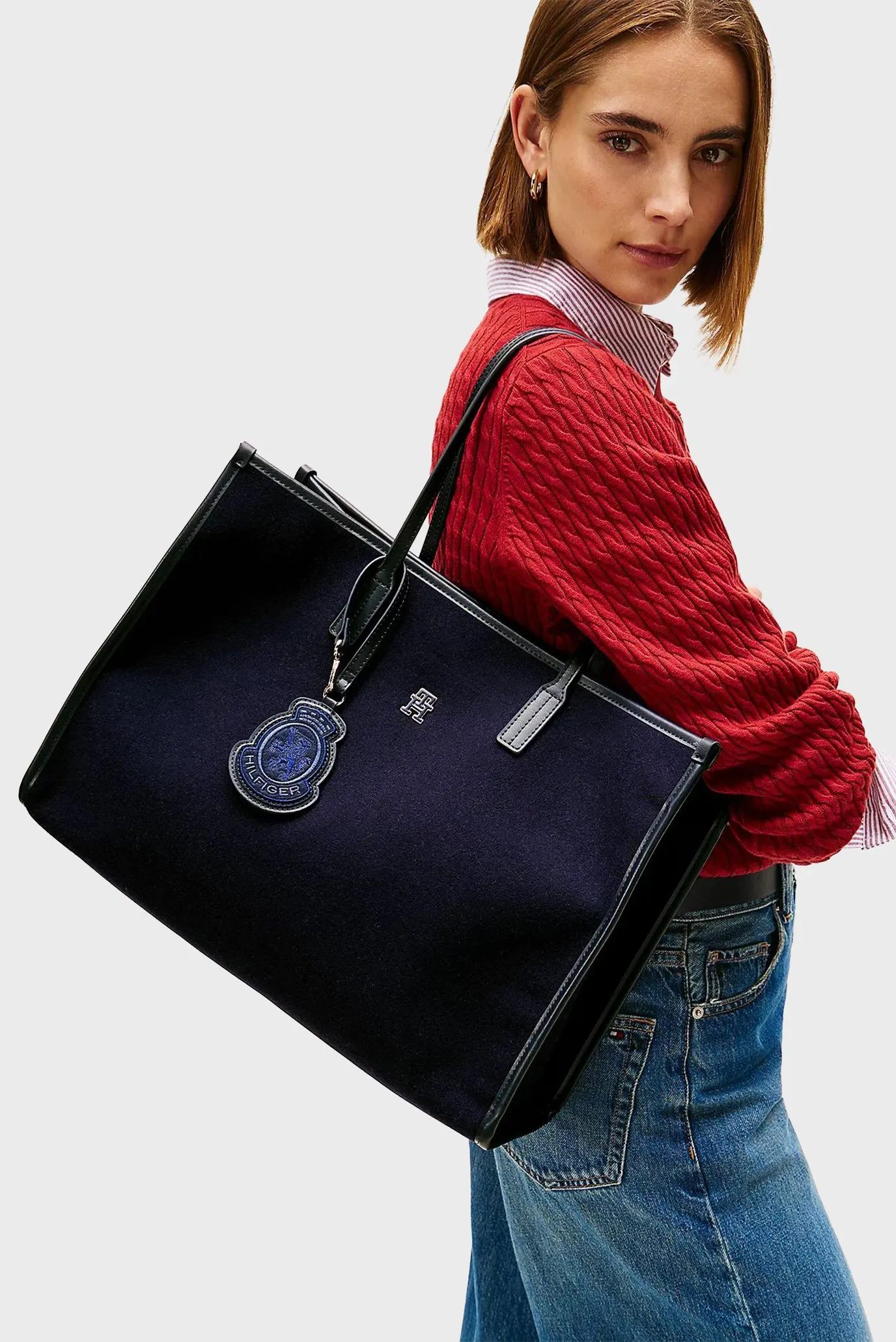 Сумка TH CITY LARGE TOTE MELTON 2