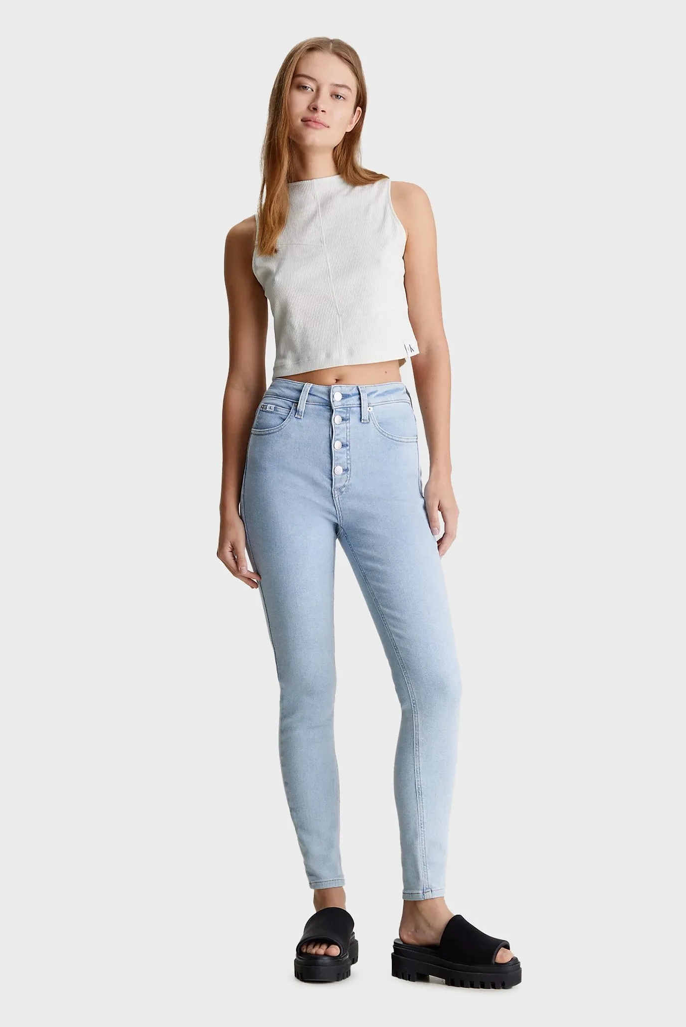 Джинсы HIGH RISE SUPER SKINNY ANKLE 2