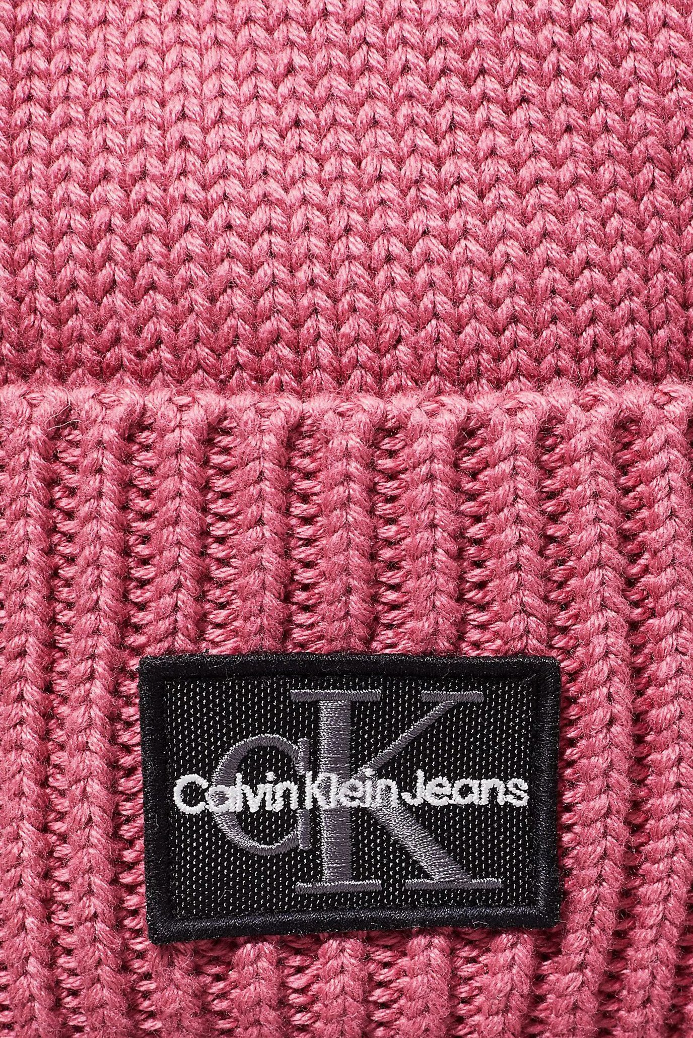 Shapka MONO LOGO PATCH BEANIECalvin Klein Jeans Shapka MONO LOGO PATCH BEANIE 5