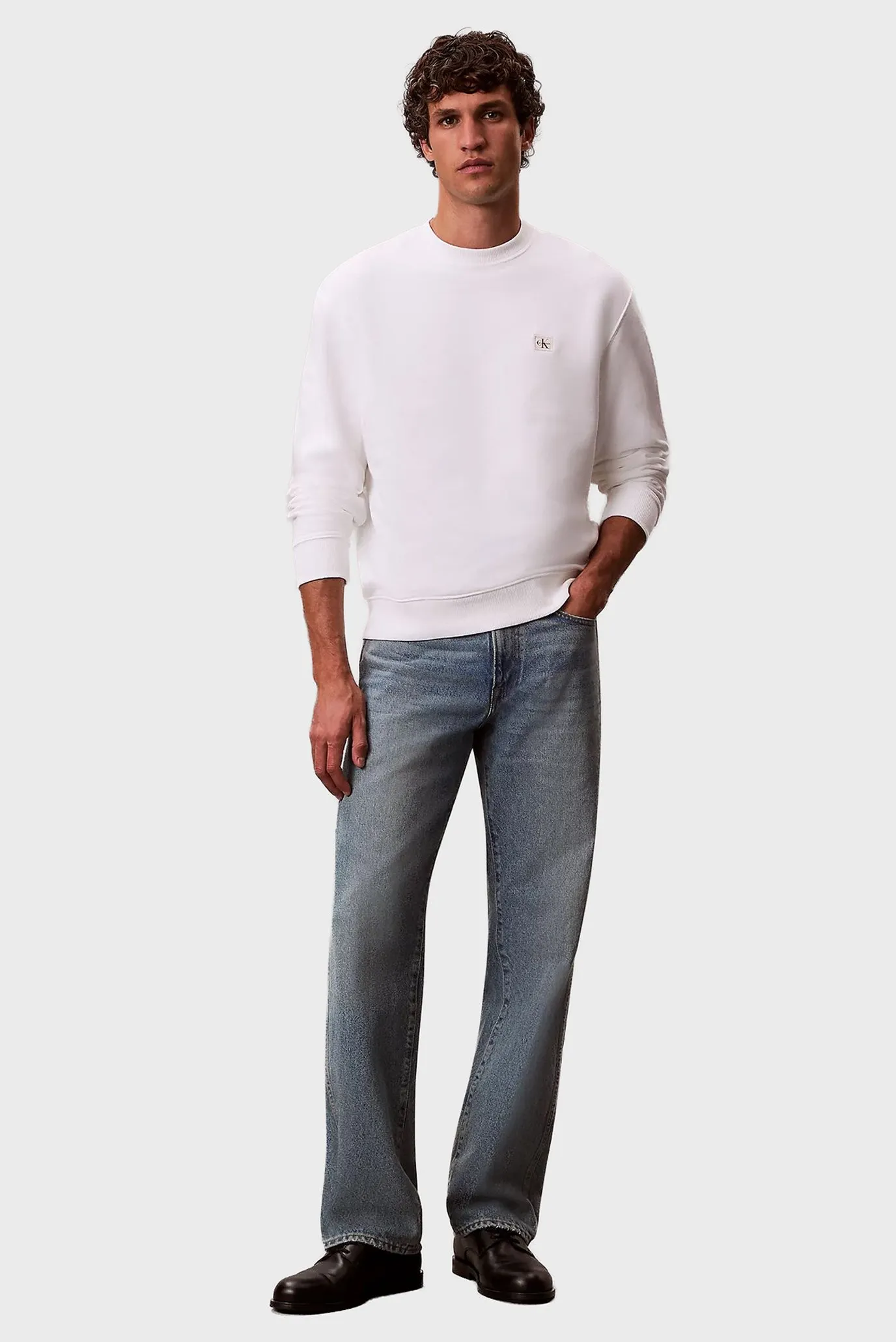 Свитшот LS 350TERRY EU WHSL BADGE CREWNE 2