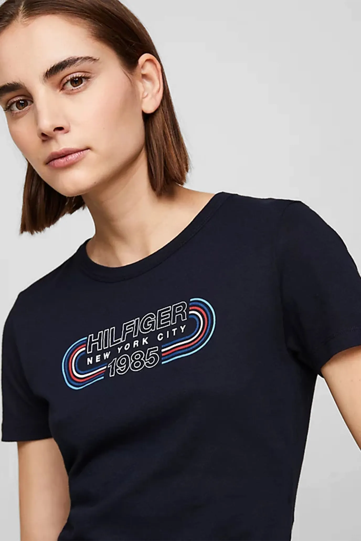 Futbolka SLIM TRACK HILFIGER C-NK SS 3