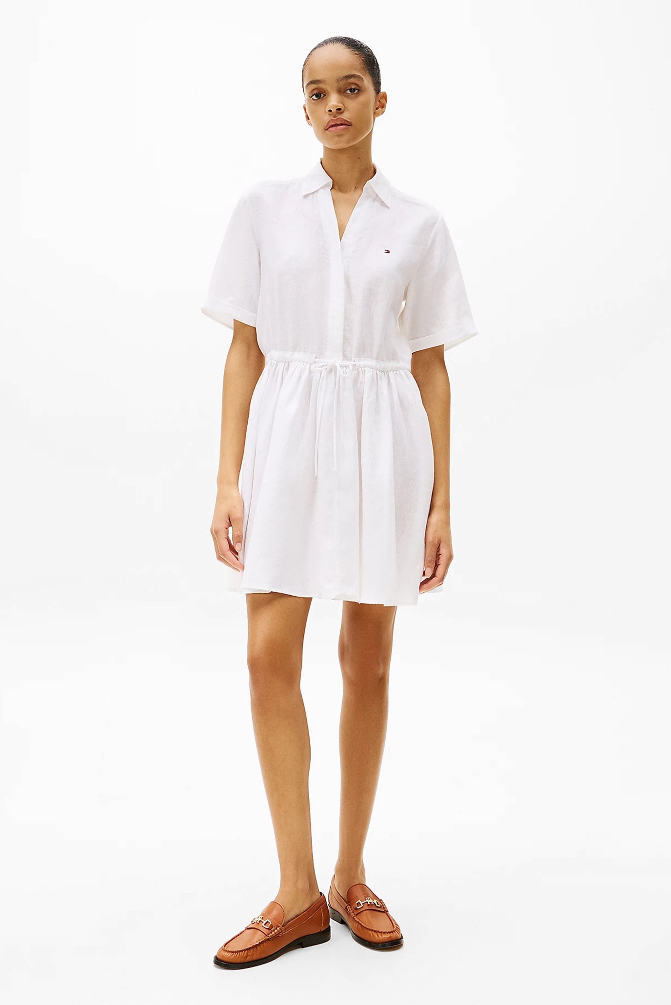 Платье ESS LINEN S S SHORT DRESS 1