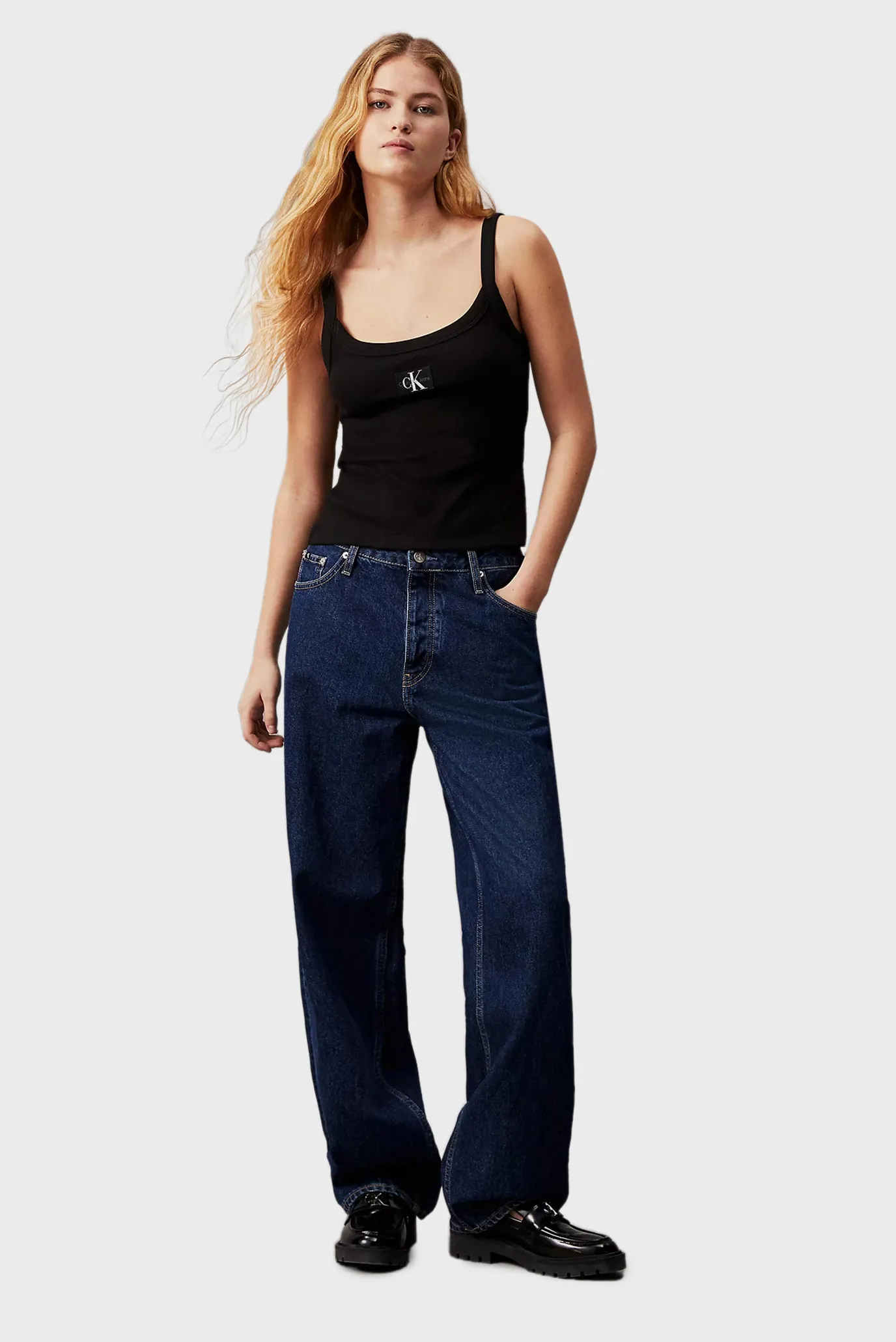 Майка WOVEN LABEL RIB TANK 2