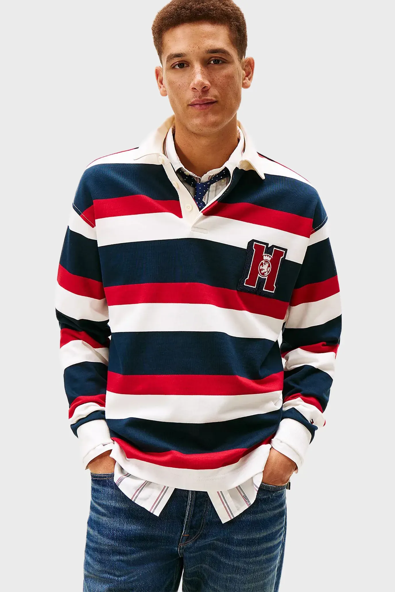 Svitshot/CREST STRIPED RUGBY 1