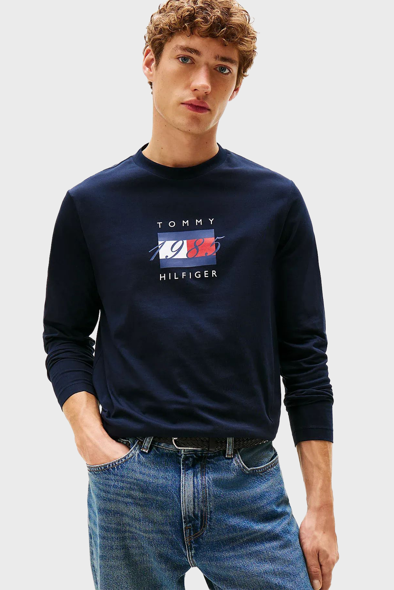 Лонгслив/LINEAR FLAG GRAPHIC LS TEE 1