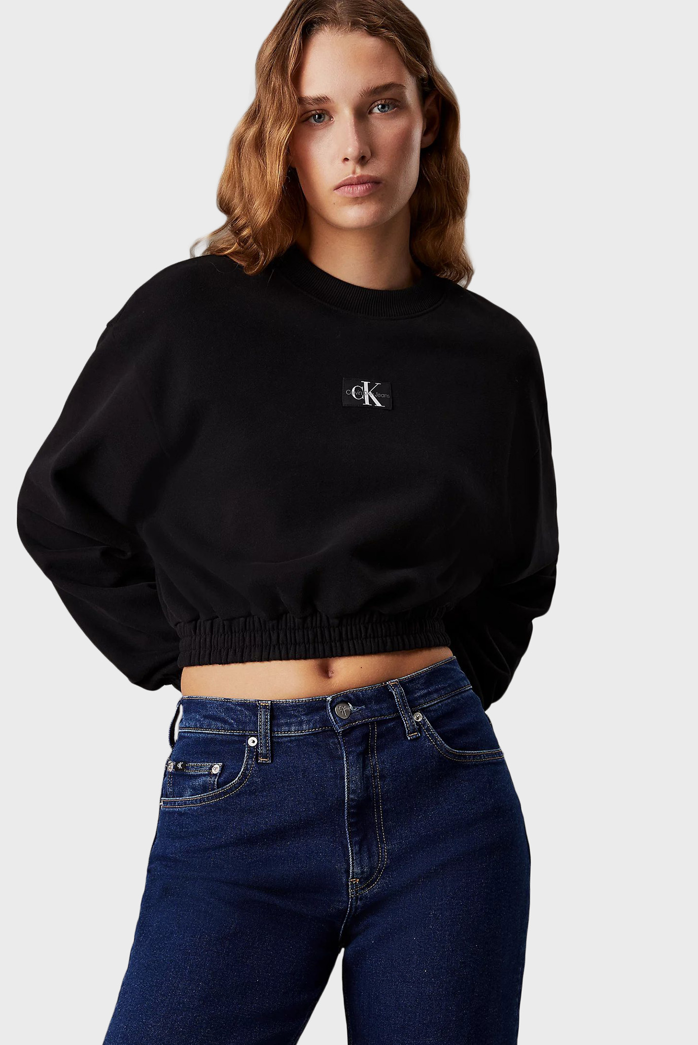 Свитшот WOVEN LABEL CREW NECKCalvin Klein Jeans Свитшот WOVEN LABEL CREW NECK 1