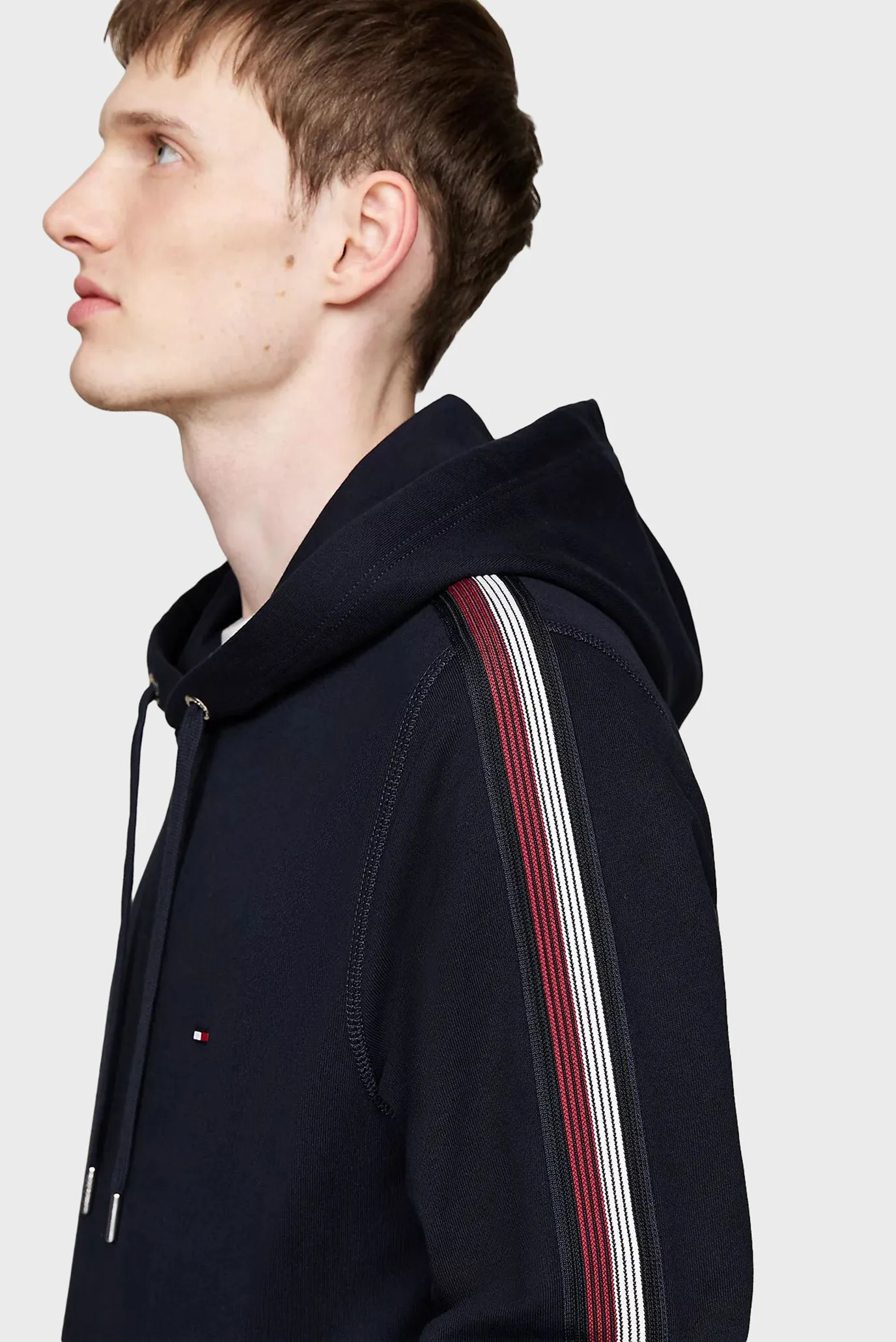 Hudi GLOBAL STRIPE TAPE HOODY 4