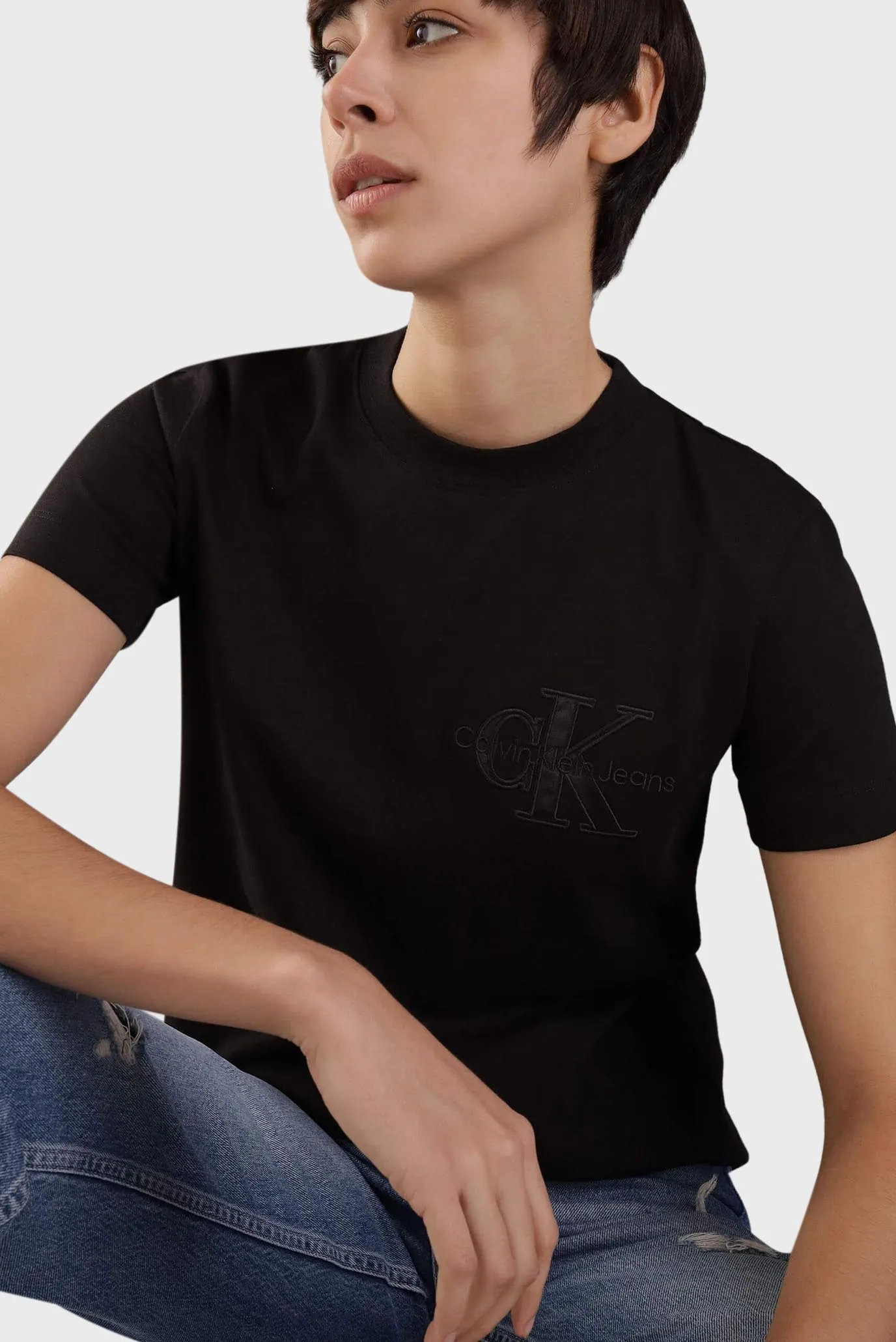 Футболка SATIN APPLIQUE REGULAR TEE 2