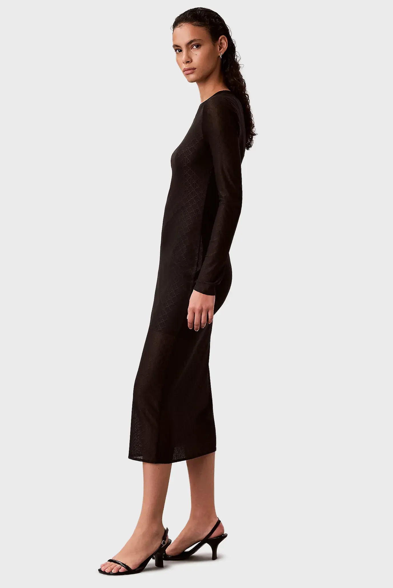 Koʻylak/LS AOP LACE MAXI DRESS 3