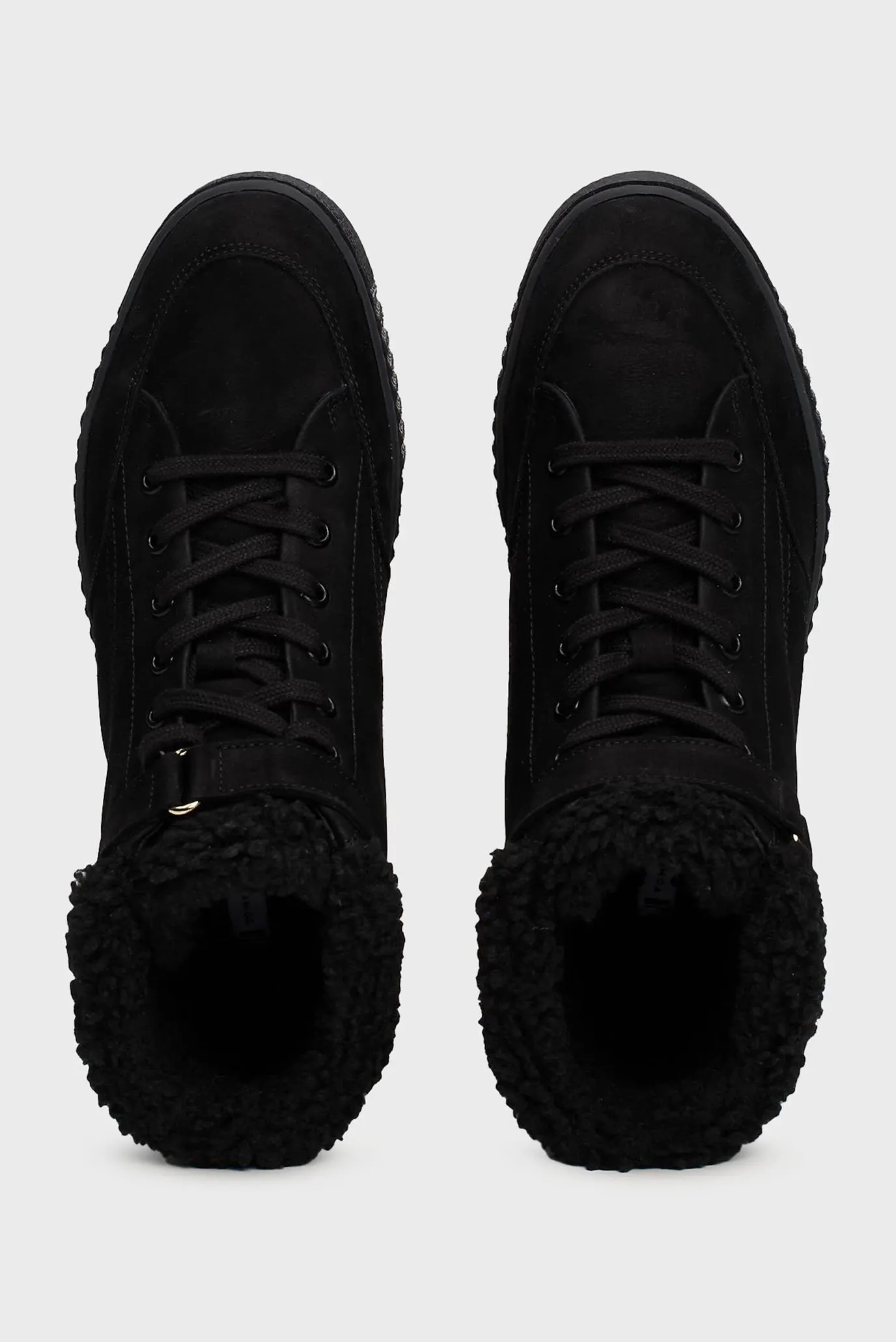 Хайтопы FAUX FUR NUBUCK LOW LACE-UP 4