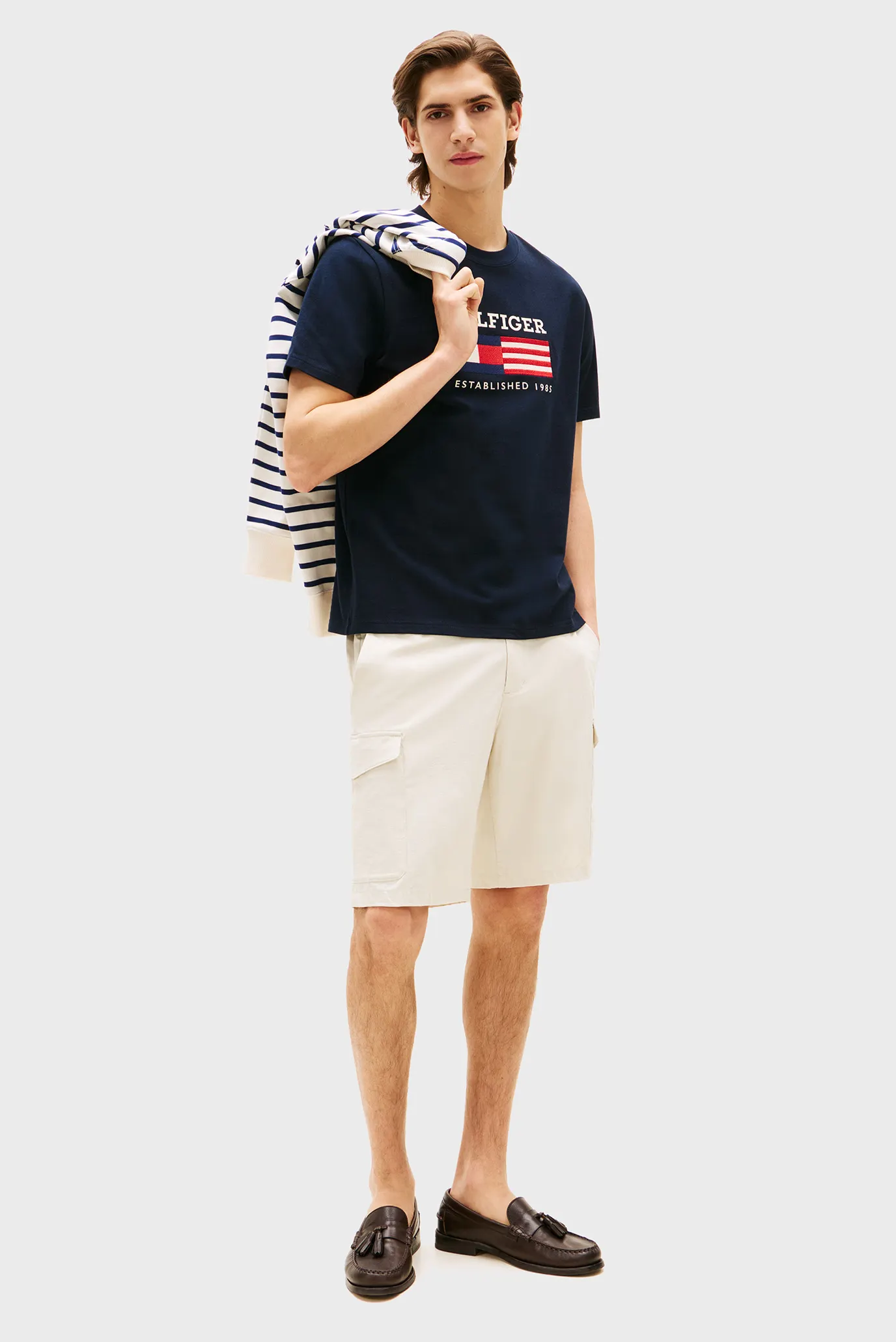 Futbolka/AMERICANA MONOTYPE FLAG BOX TEE 2