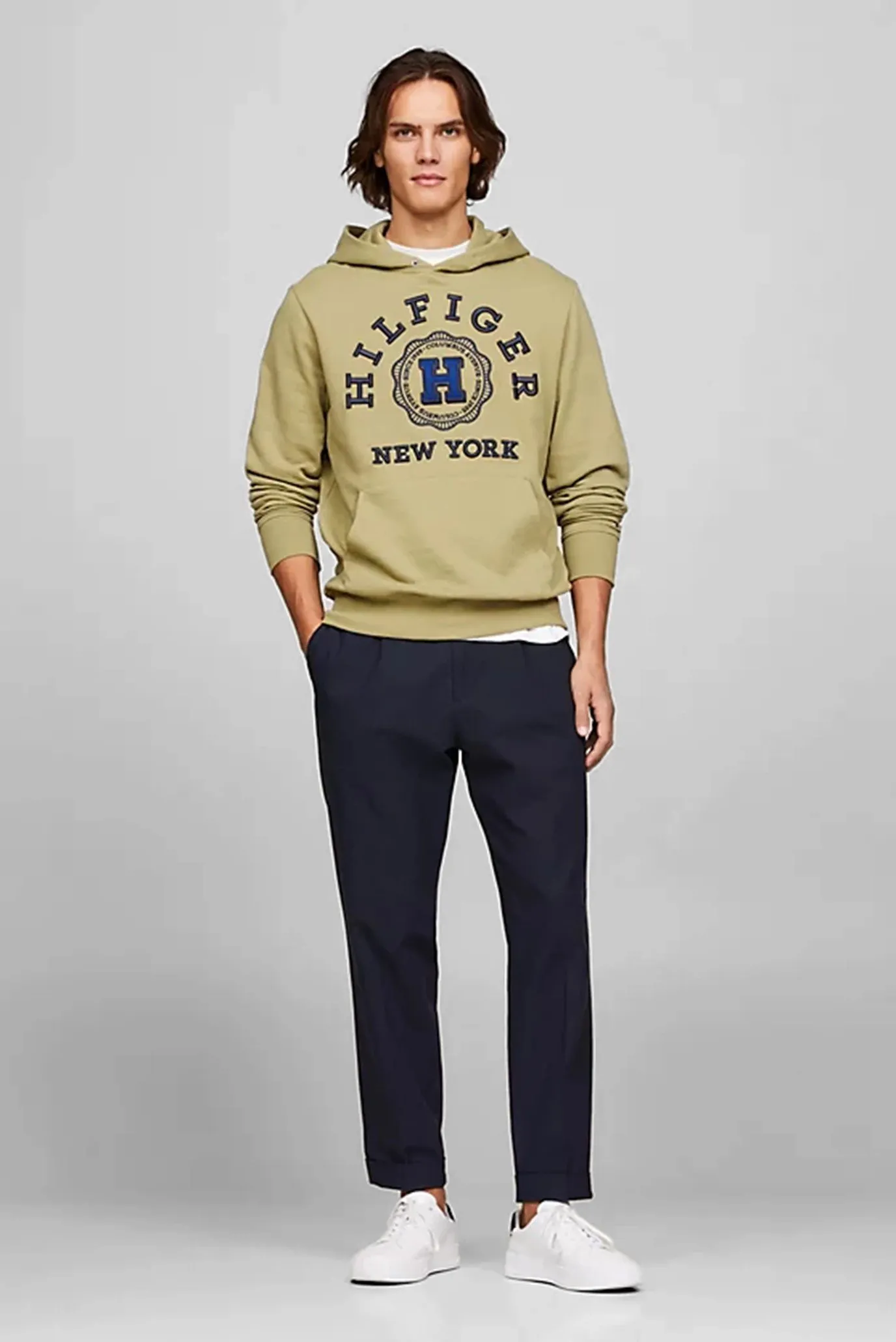 Hudi HILFIGER COIN LINEN HOODY 2
