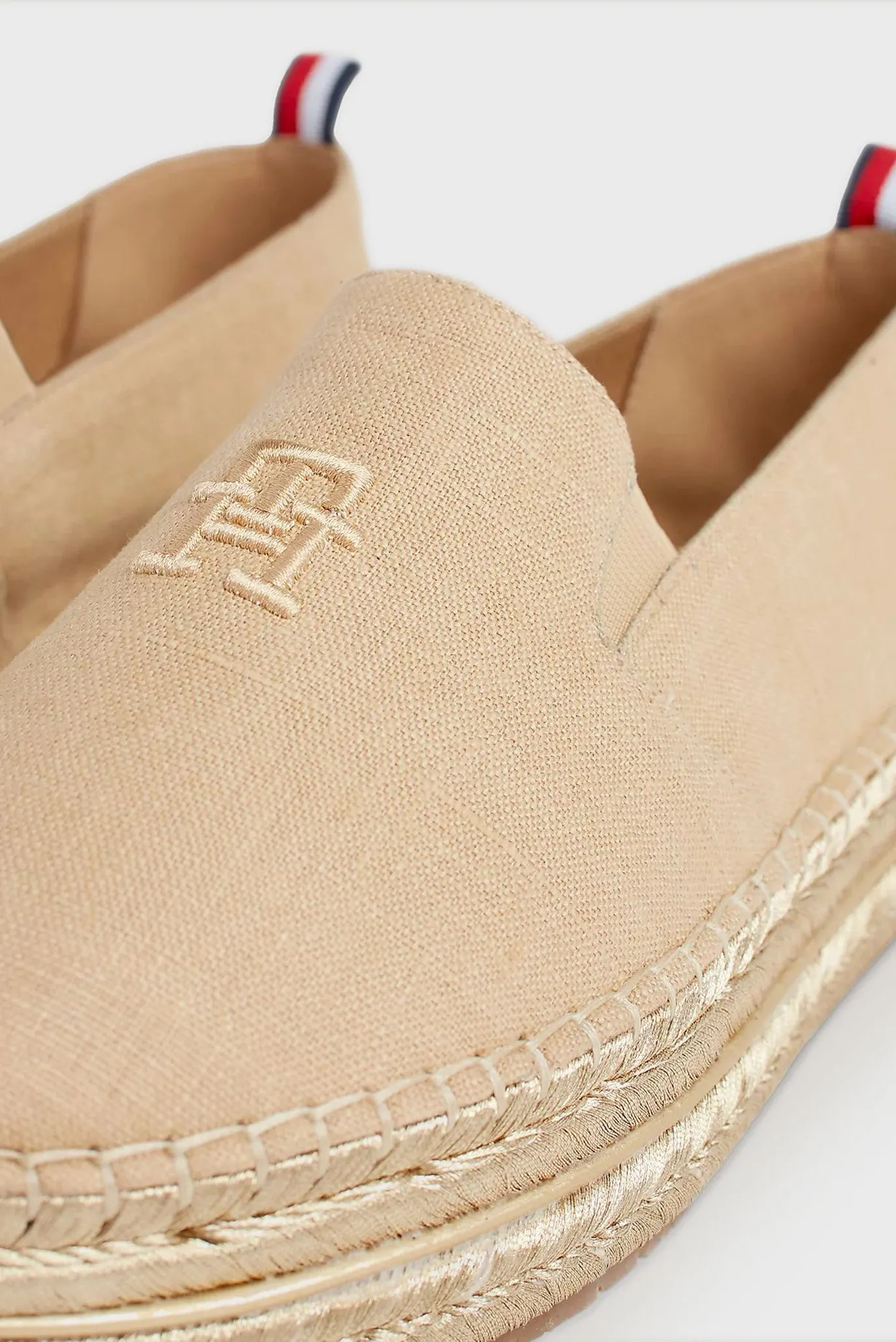 Эспадрильи TH EMBROIDERED GOLD FLATFORM 2
