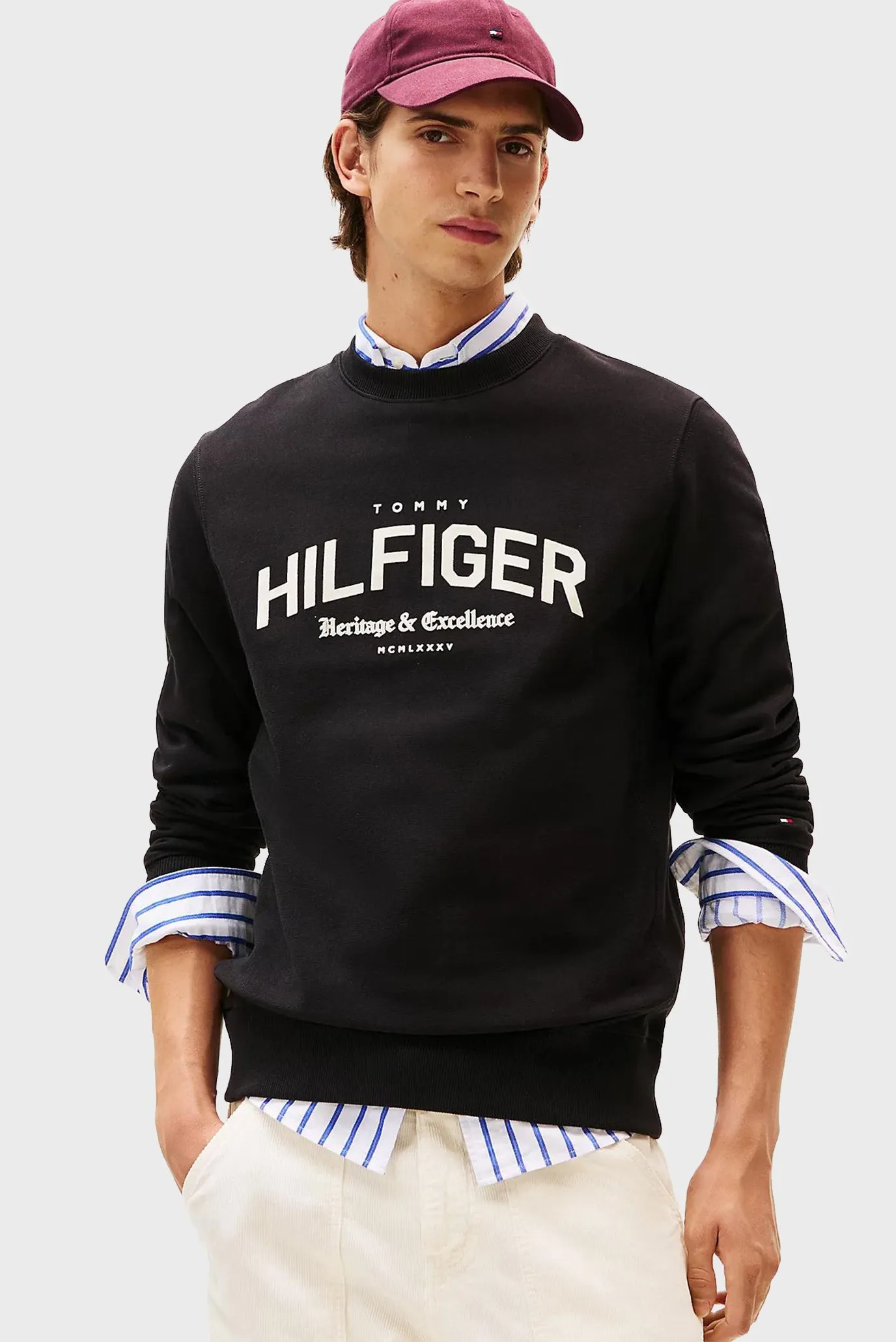 Svitshot HILFIGER ARCH CREW NECK 1