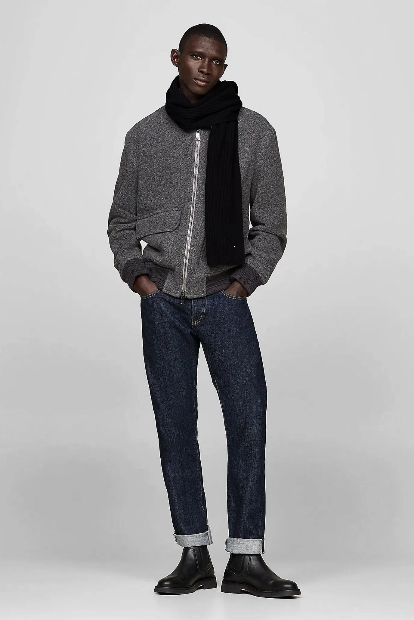 Шарф TH FLAG PIMA COTTON CASH SCARF 4