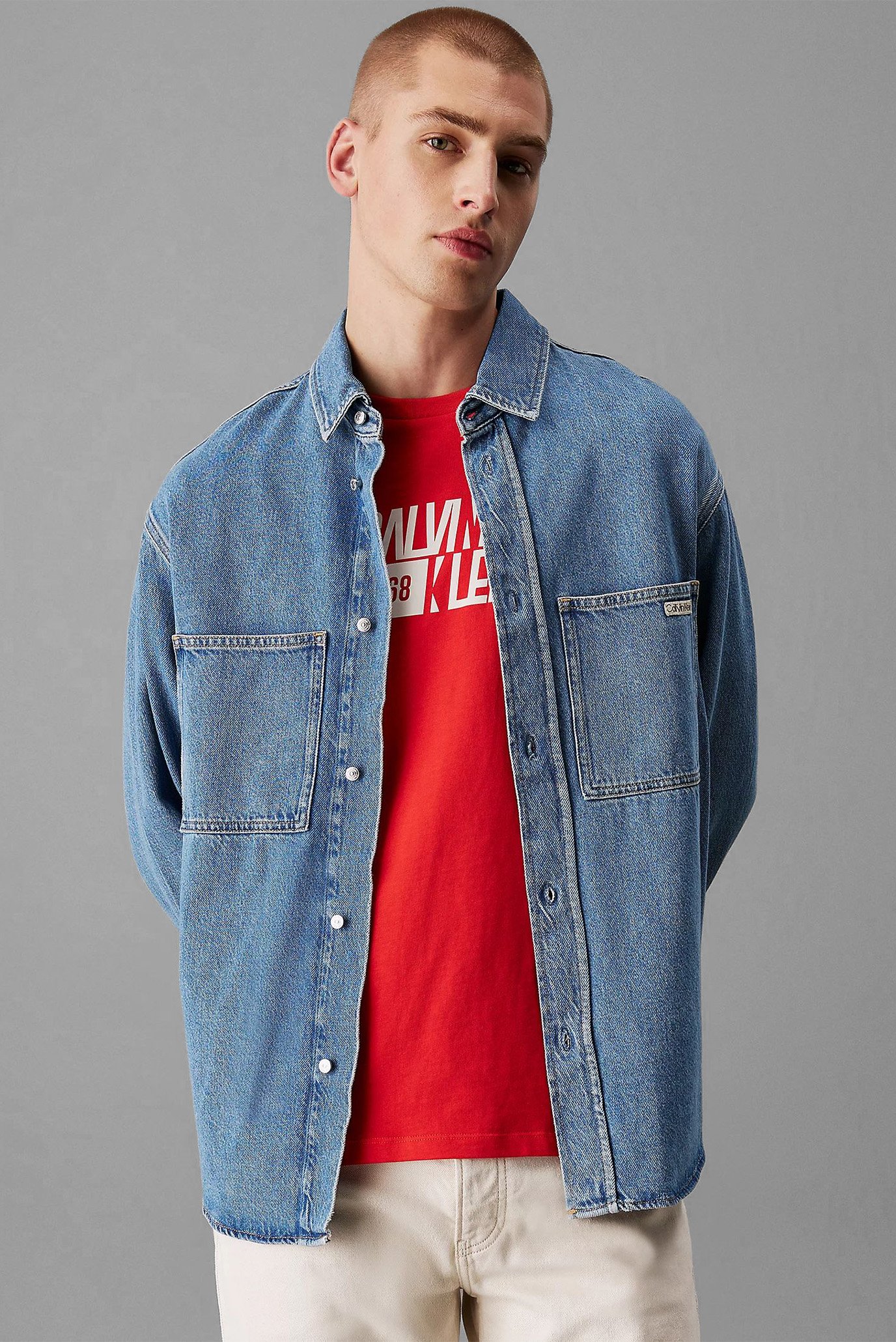 Ko'ylak RELAXED DENIM SHIRTCalvin Klein Jeans Ko'ylak RELAXED DENIM SHIRT 1
