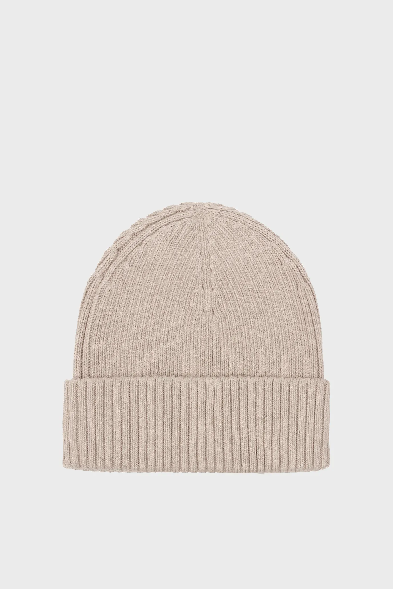 Шапка PATCH CHUNKY RIB COTTON BEANIE 3