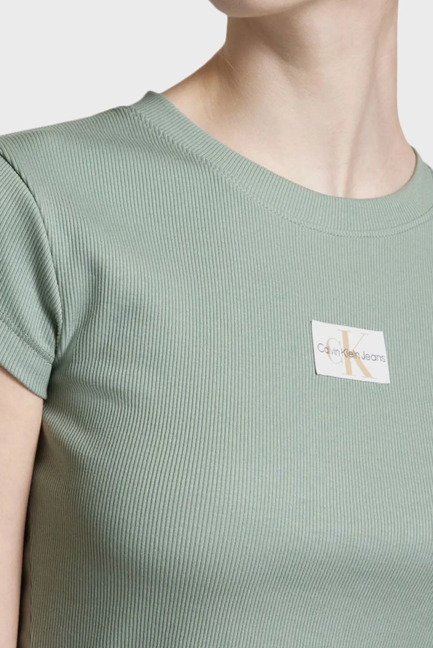 Футболка WOVEN LABEL RIB BABY TEE 3