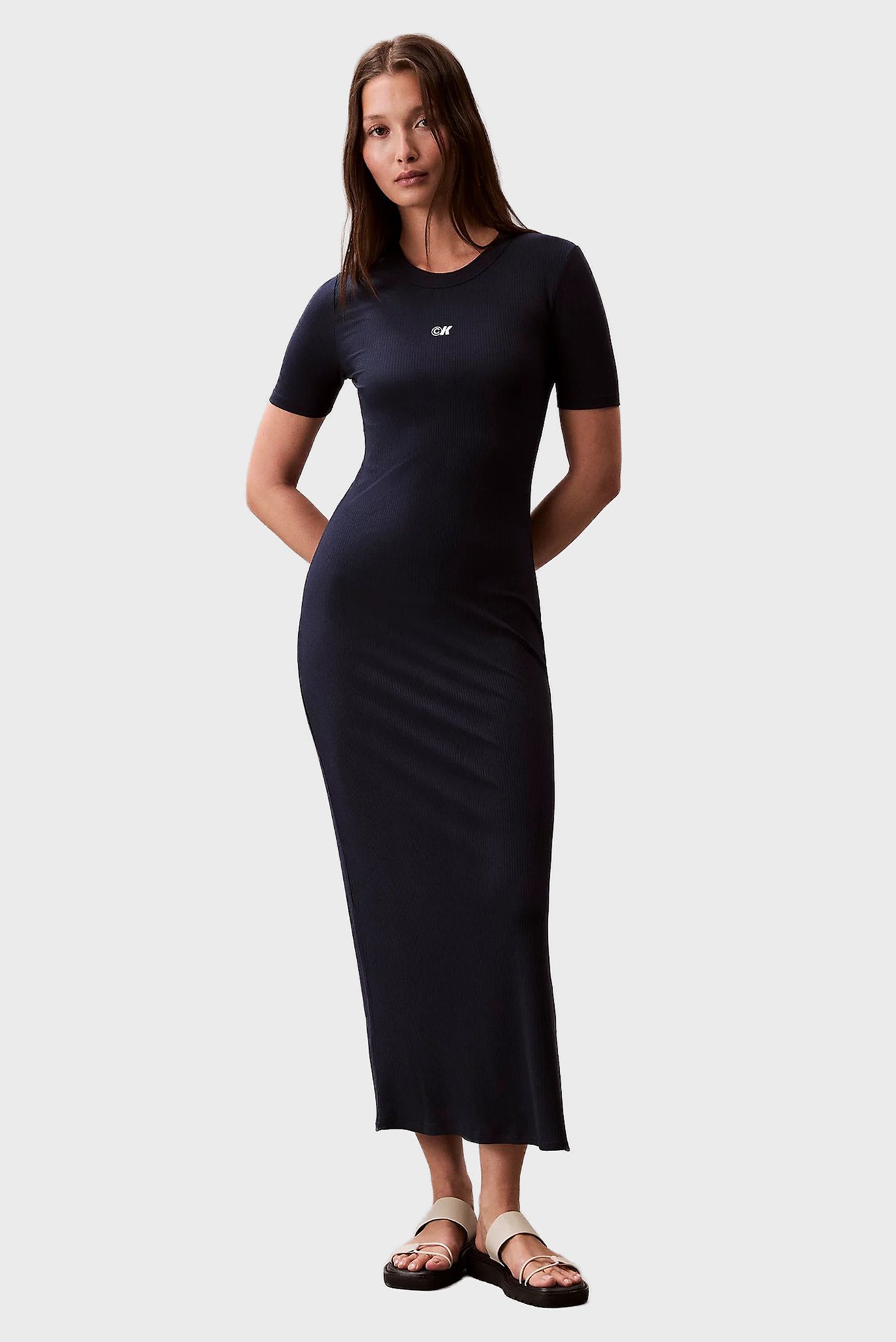 Платье A - MODAL RIB SS DRESSCalvin Klein Jeans Платье A - MODAL RIB SS DRESS 1