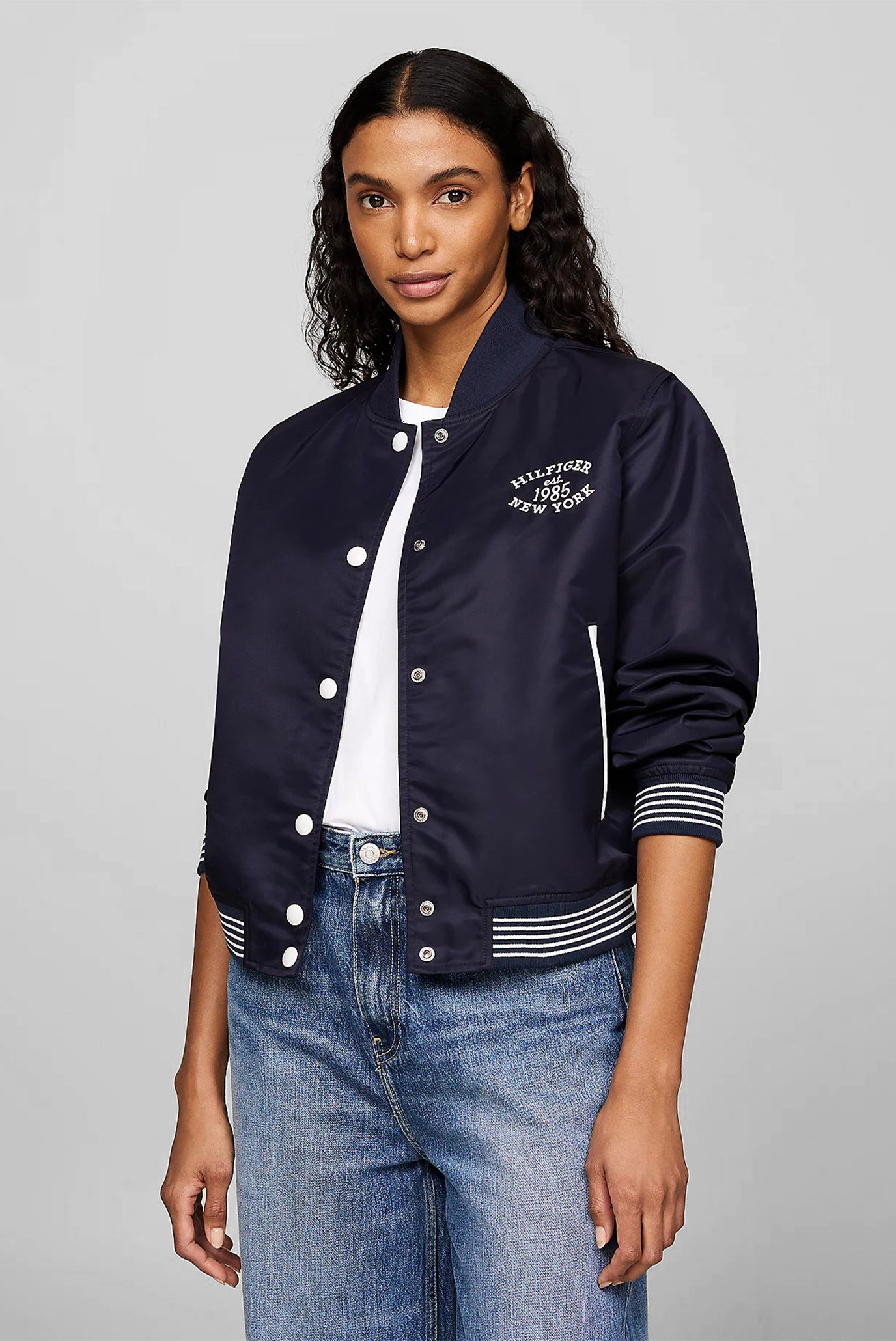 Vetrovka NON-PADDED VARSITY BOMBER JACKET 1