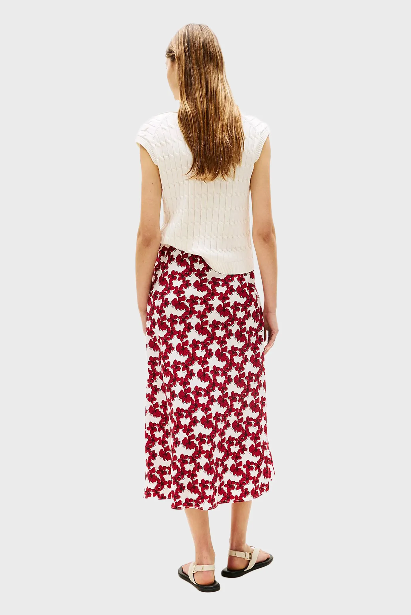 Юбка/TEXTURED MIDI BIAS SKIRT 3