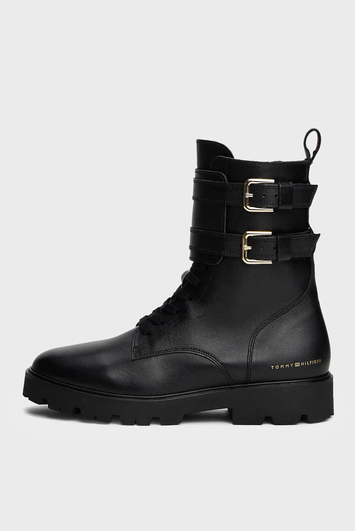 Etiklar TOMMY HILFIGER LTHR BIKER LACEUP 6