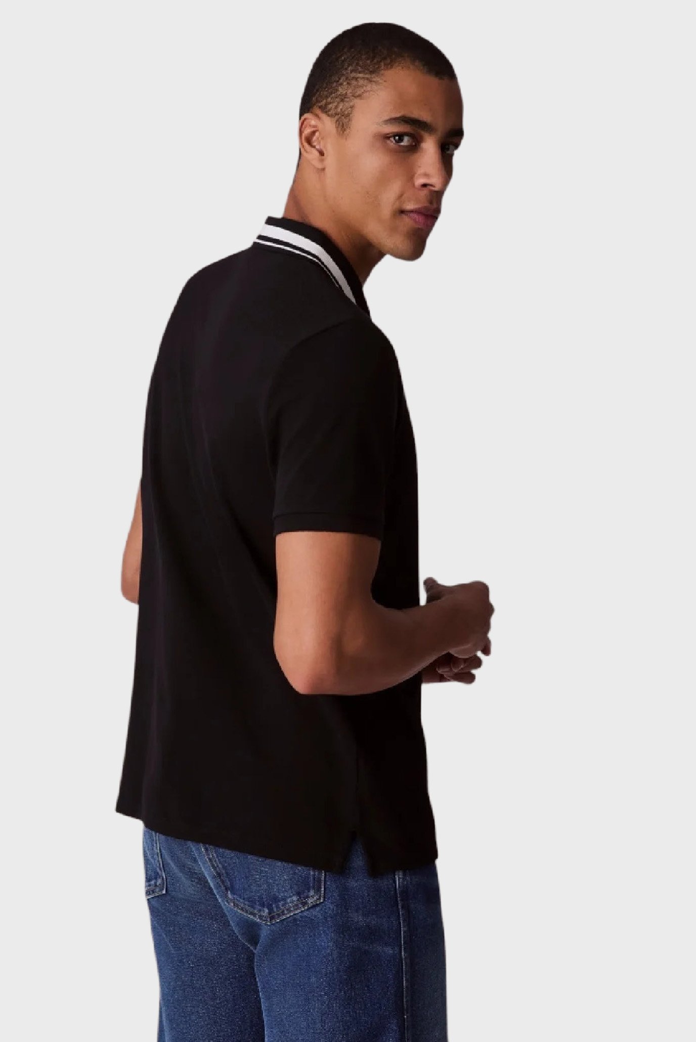 Polo SS MONOGRAM PIQUE TIPPED POLOCalvin Klein Jeans Polo SS MONOGRAM PIQUE TIPPED POLO 3