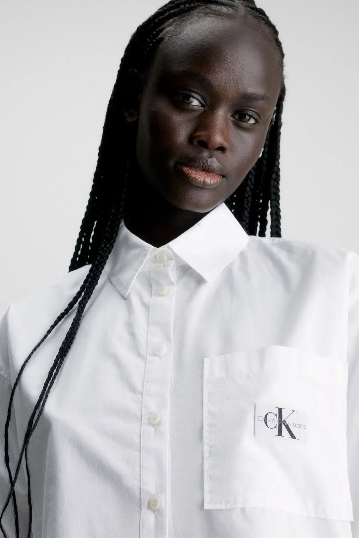 Ko'ylak WOVEN LABEL CROPPED LS SHIRT 4